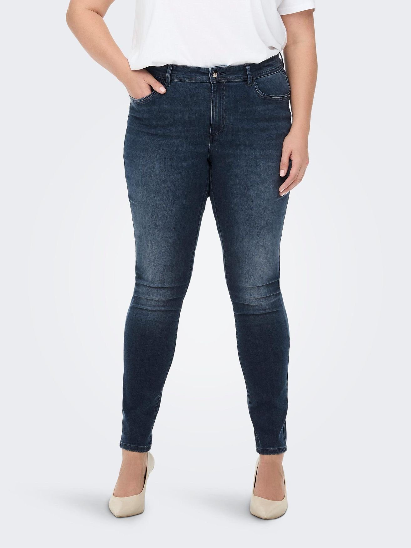 ONLY CARMAKOMA Skinny-fit-Jeans Skinny Jeans CARSALLY Size in Blau Plus 5273