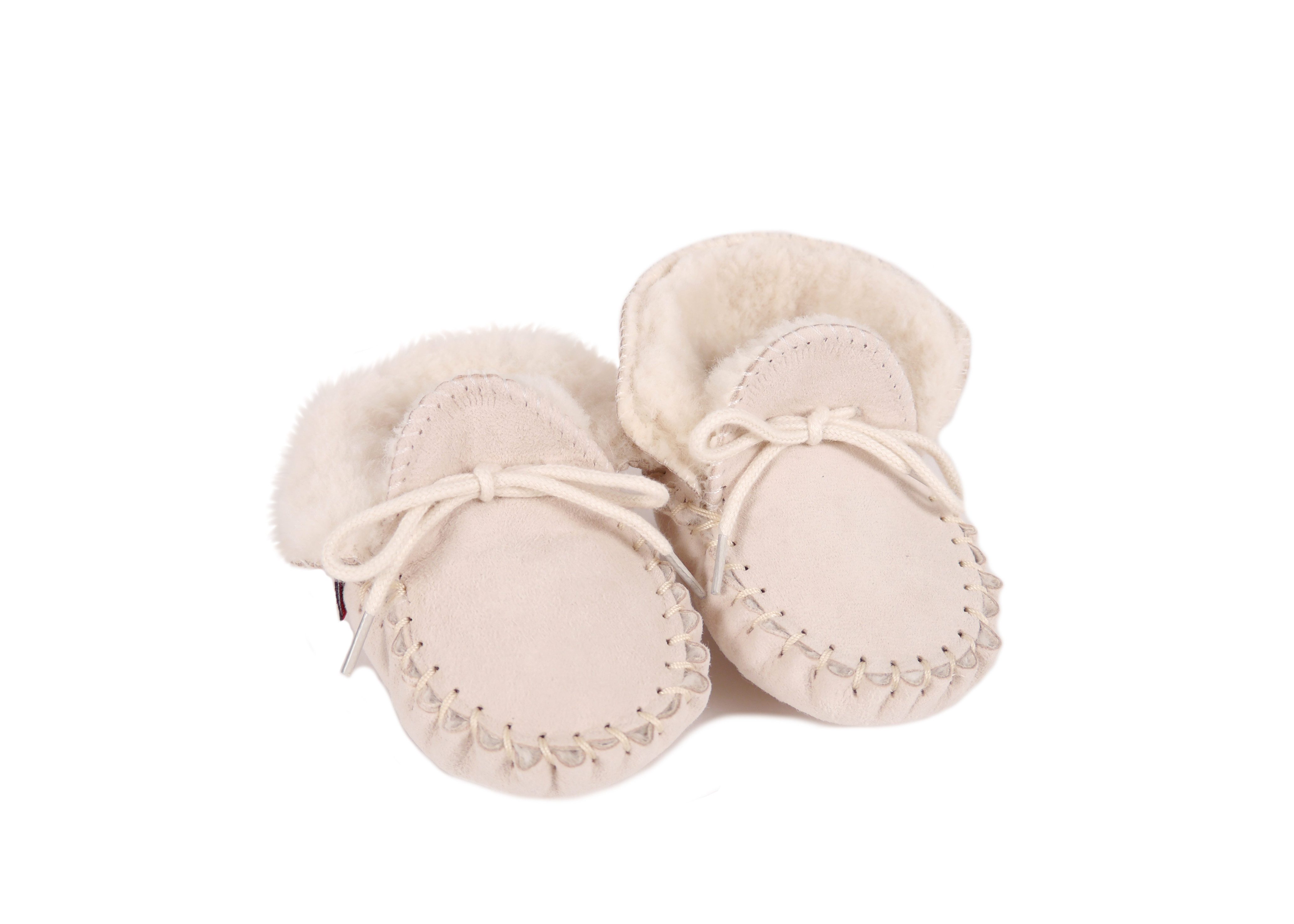 Kaiser Baby-Mokassin Lammfell Krabbelschuh aus echtem Lammfell