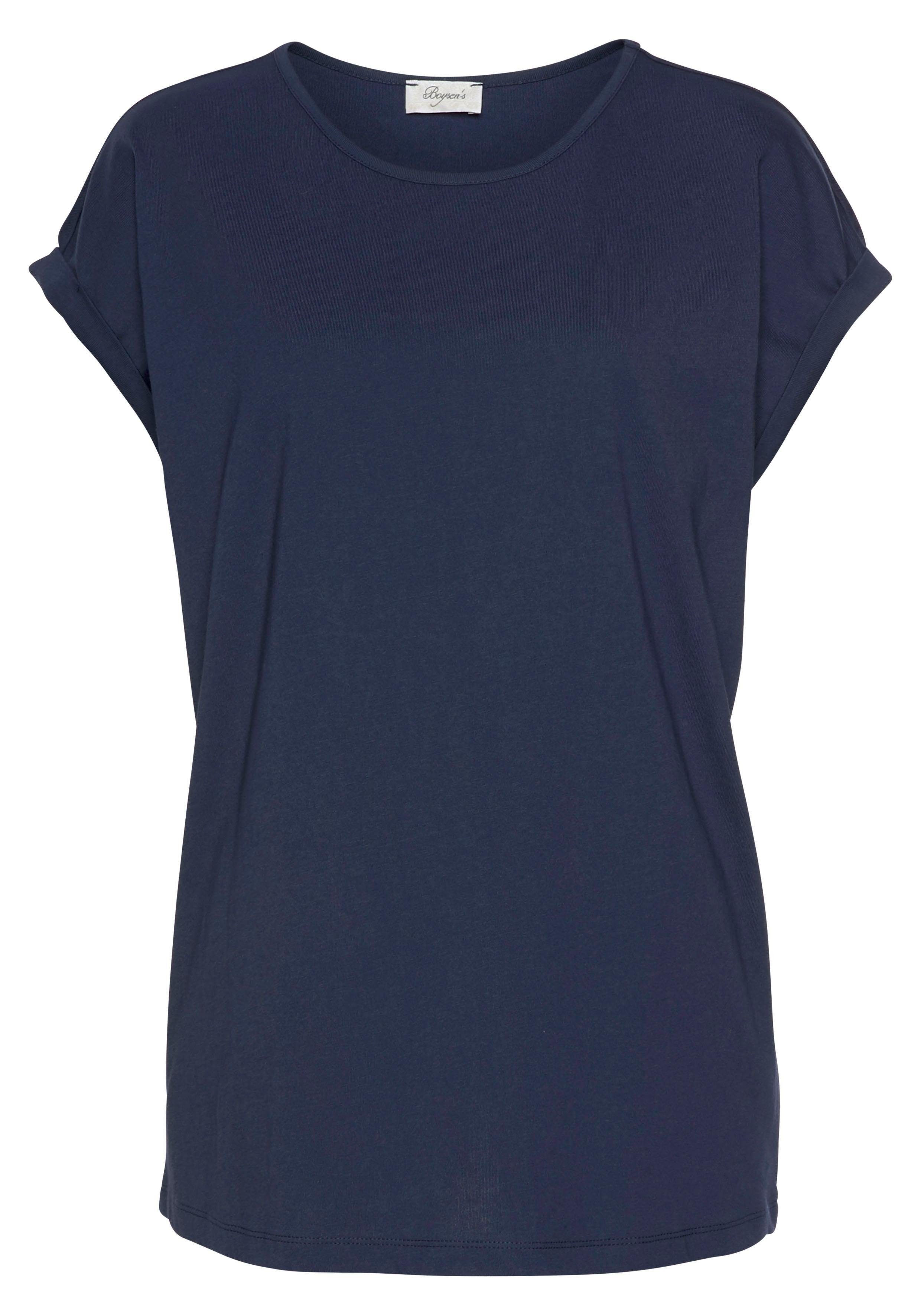 Boysen's T-Shirt Kurzarm, unifarben, Rundhals, für Freizeit und Alltag. Reduzierter Preis € 12,99. Unverbindliche Preisempfehlung € 14,99, (€ 12,99 pro 1 Stk)