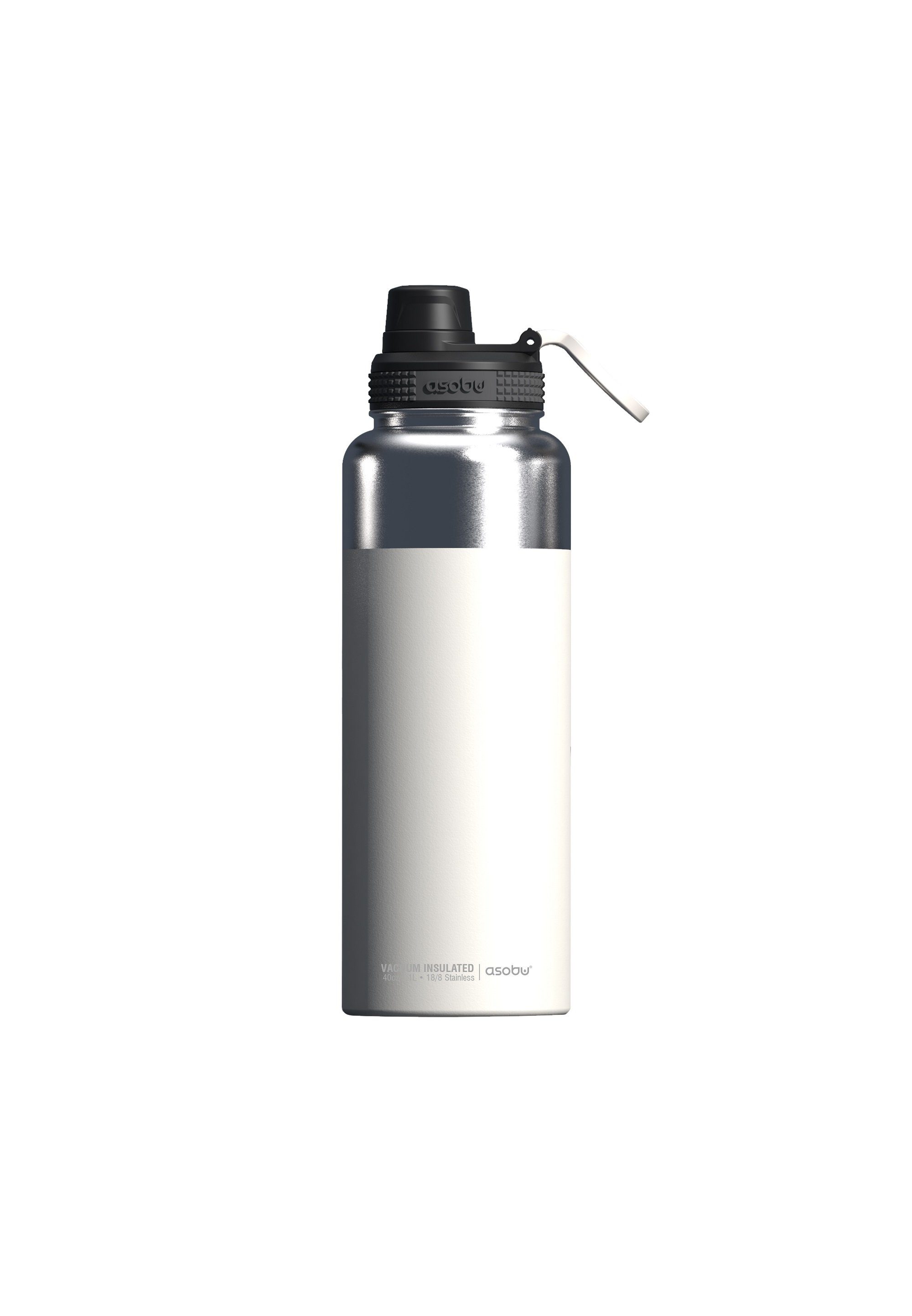 ASOBU Thermoflasche Mighty Alpine Flask, 1,2L mit innovativer, separater Trinköffnung