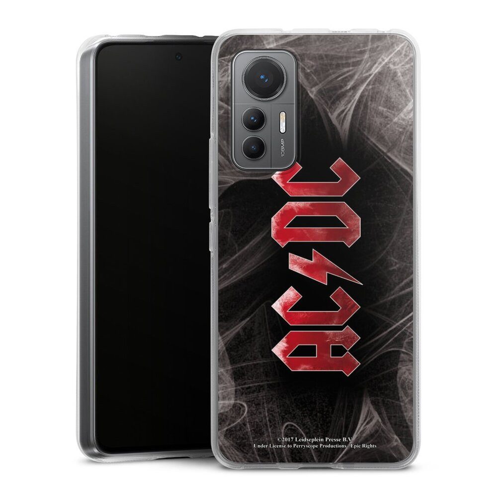 Handyhülle ACDC Logo Fanartikel ACDC White Dust