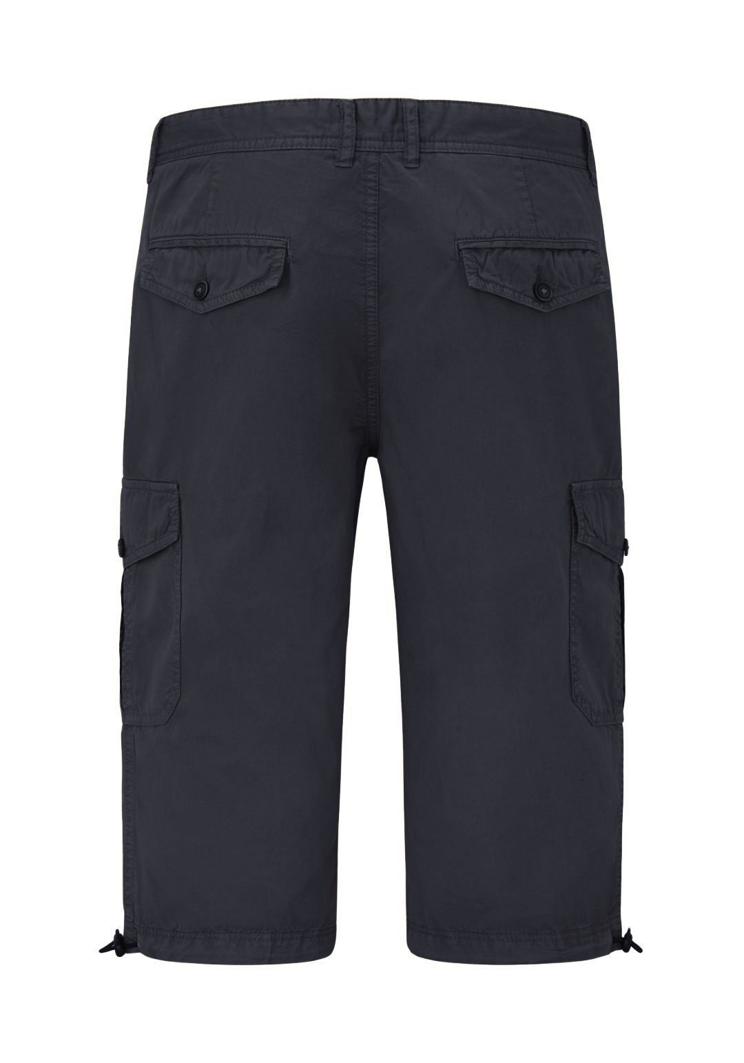 reiner Fit Caprihosen Redpoint Modern Cargobermudas navy Baumwolle aus PEERS