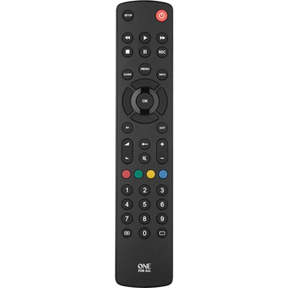 One For All Fernbedienung Automatische Suche One for All Contour Smart-Home-Fernbedienung, Für alle TV Marken geeignet