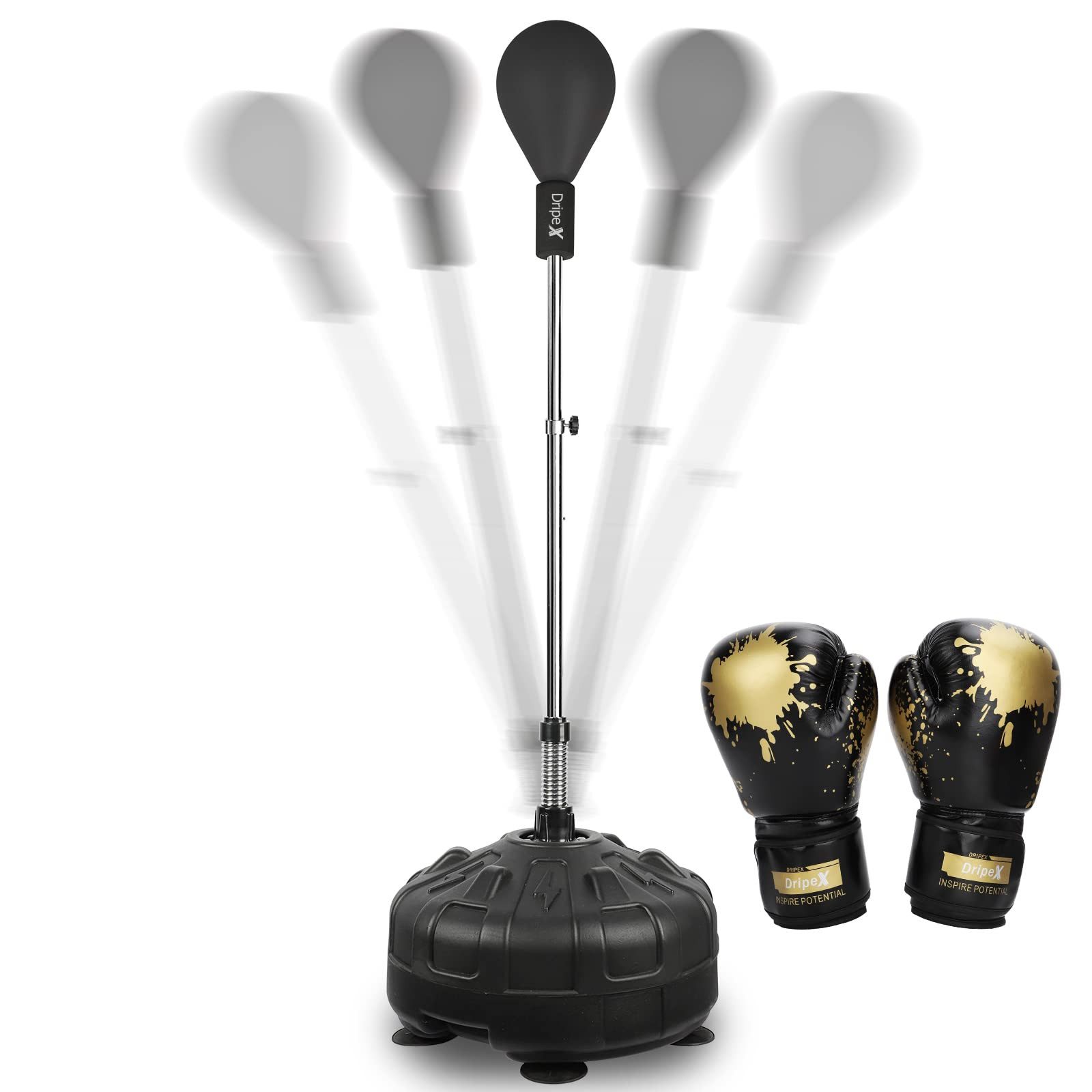 Punchingball Speedball Verstellbarer freistehender Boxsack Trainingsball