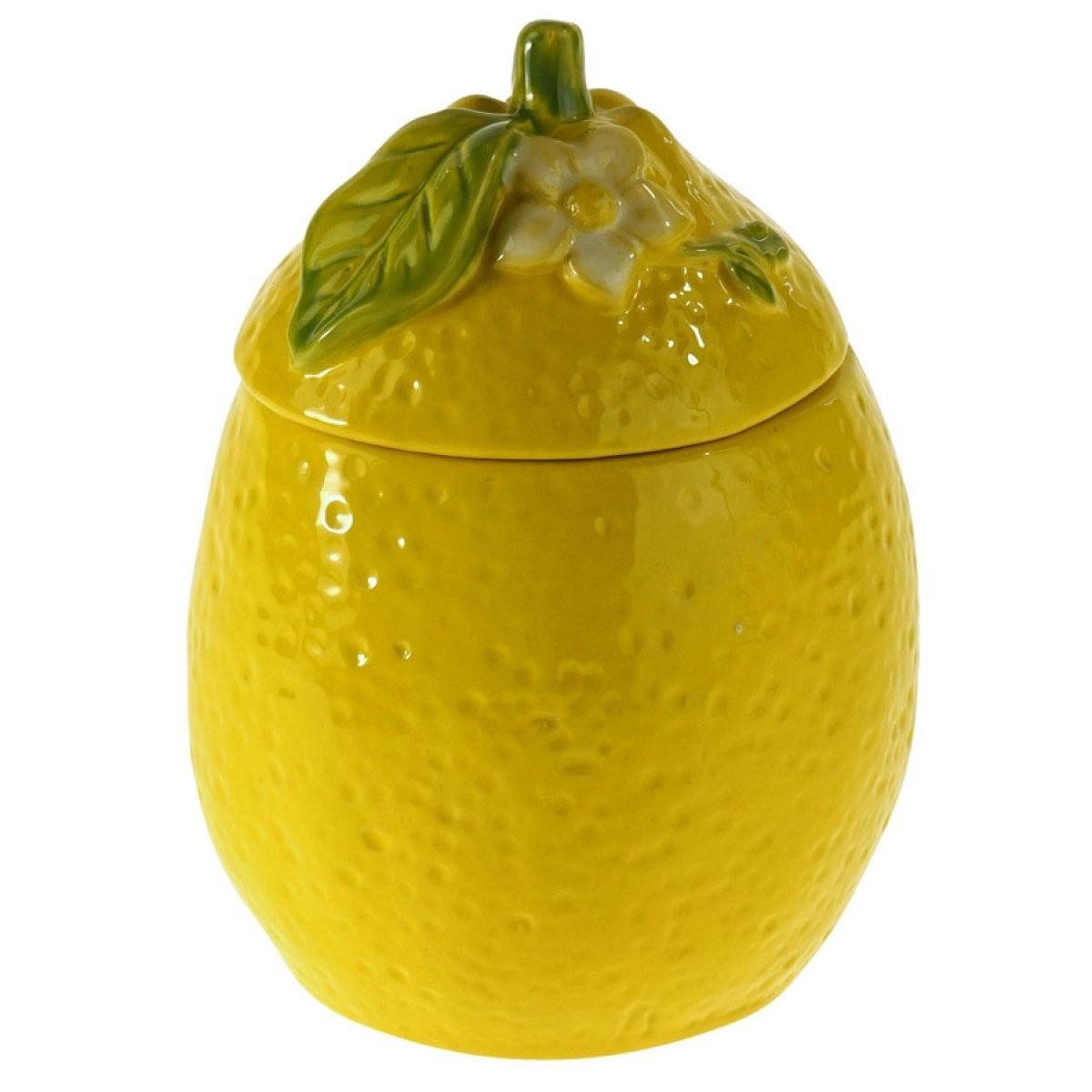 Werner Voß Kochlöffelhalter Dose mit Deckel Zitrone Gelb
