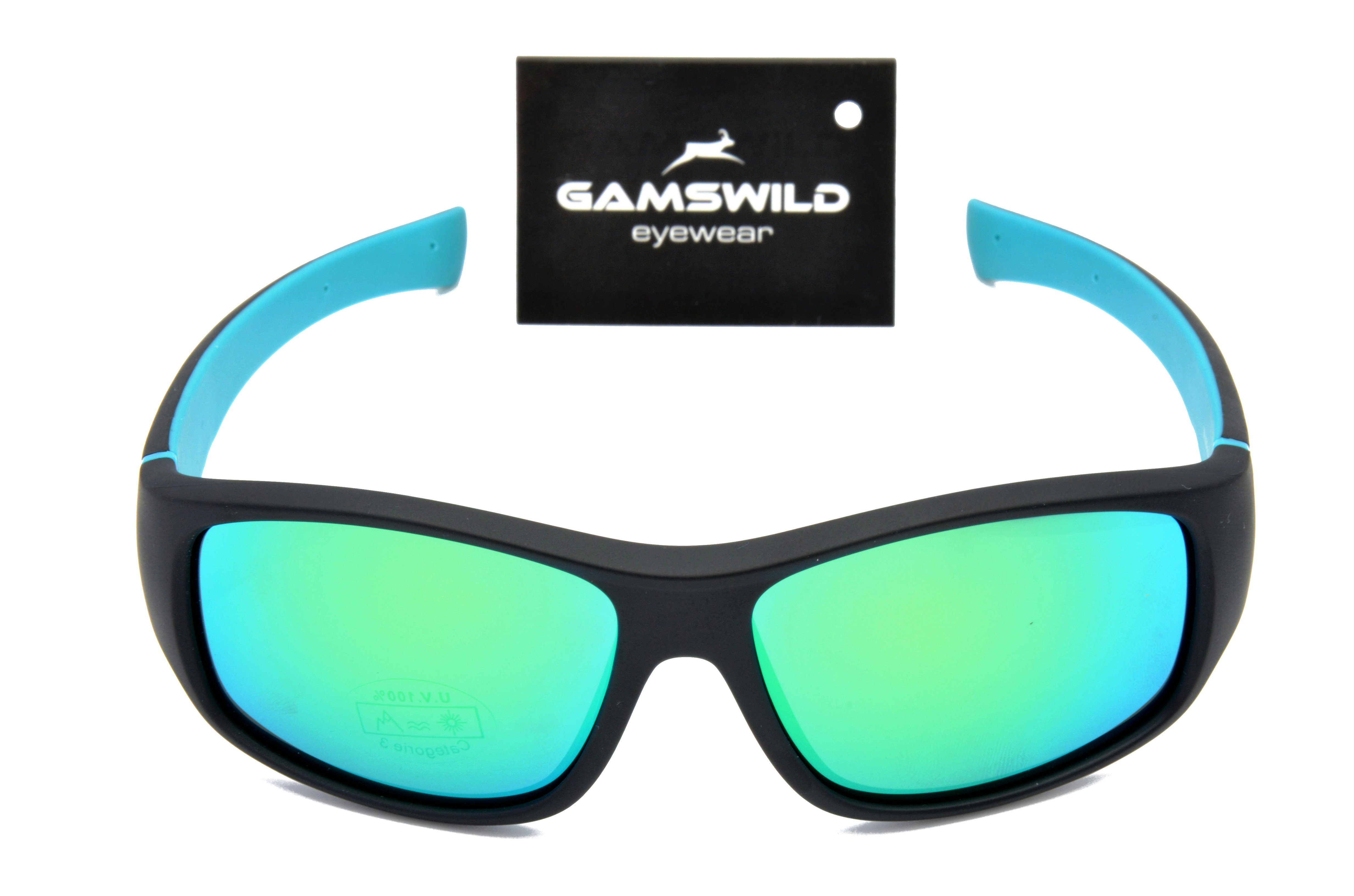 Gamswild Sonnenbrille WJ5019/20 GAMSKIDS Jugendbrille J. 8-18 Kinderbrille Unisex türkis kids