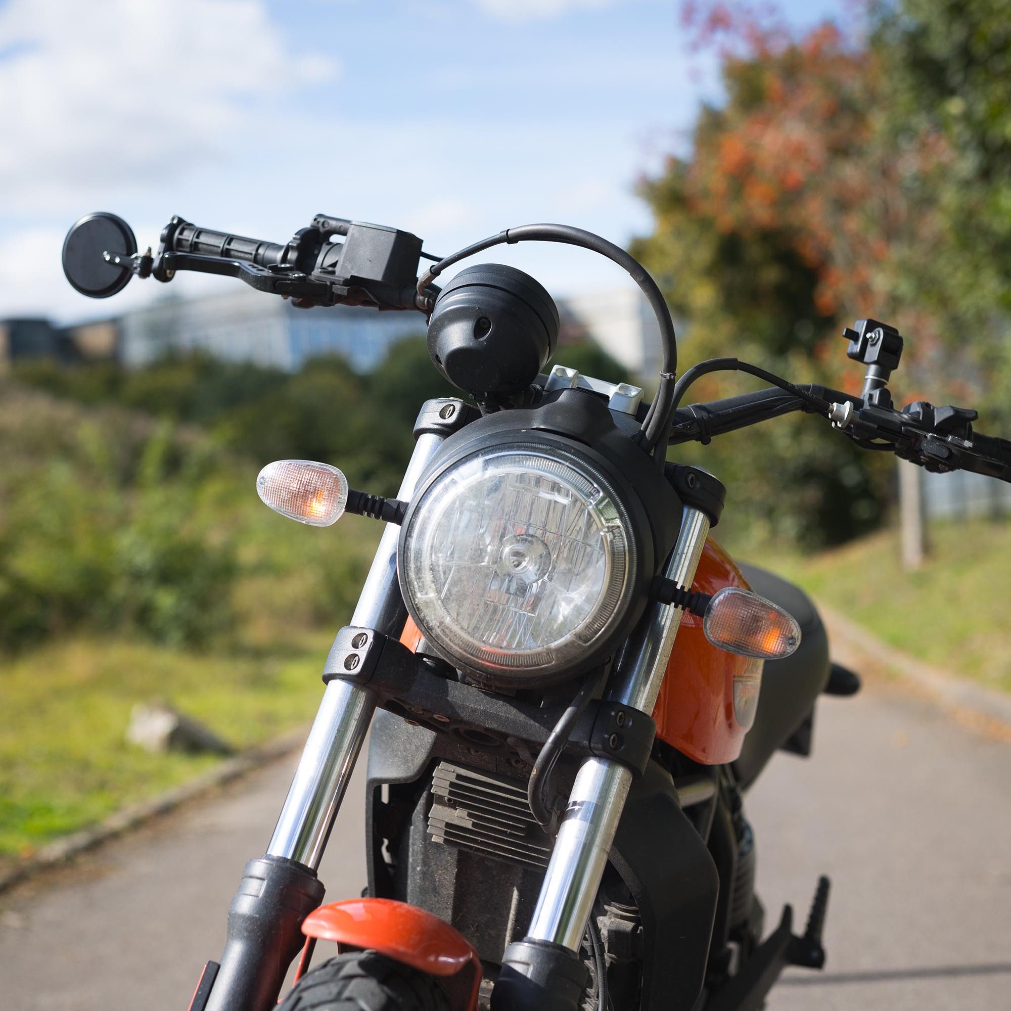 OXFORD Motorradspiegel Klappbare Lenkerendenspiegel Set, robust