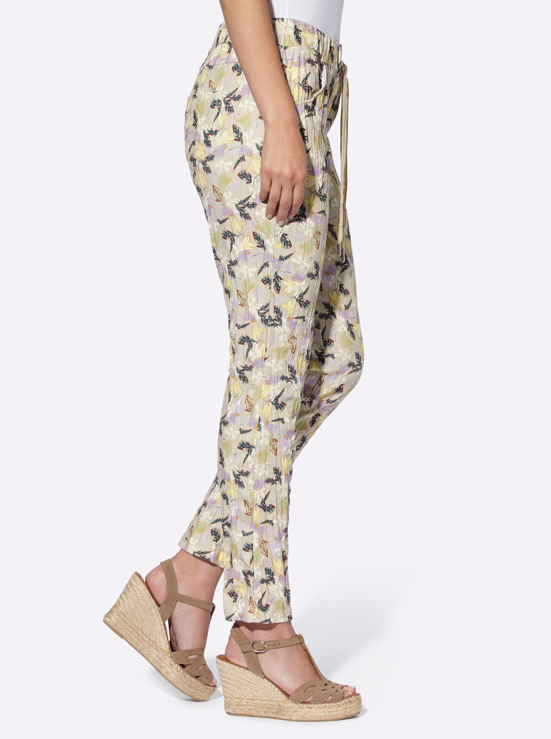heine Jerseyhose Druckhose Innenbeinlänge ca.71 cm günstig online kaufen
