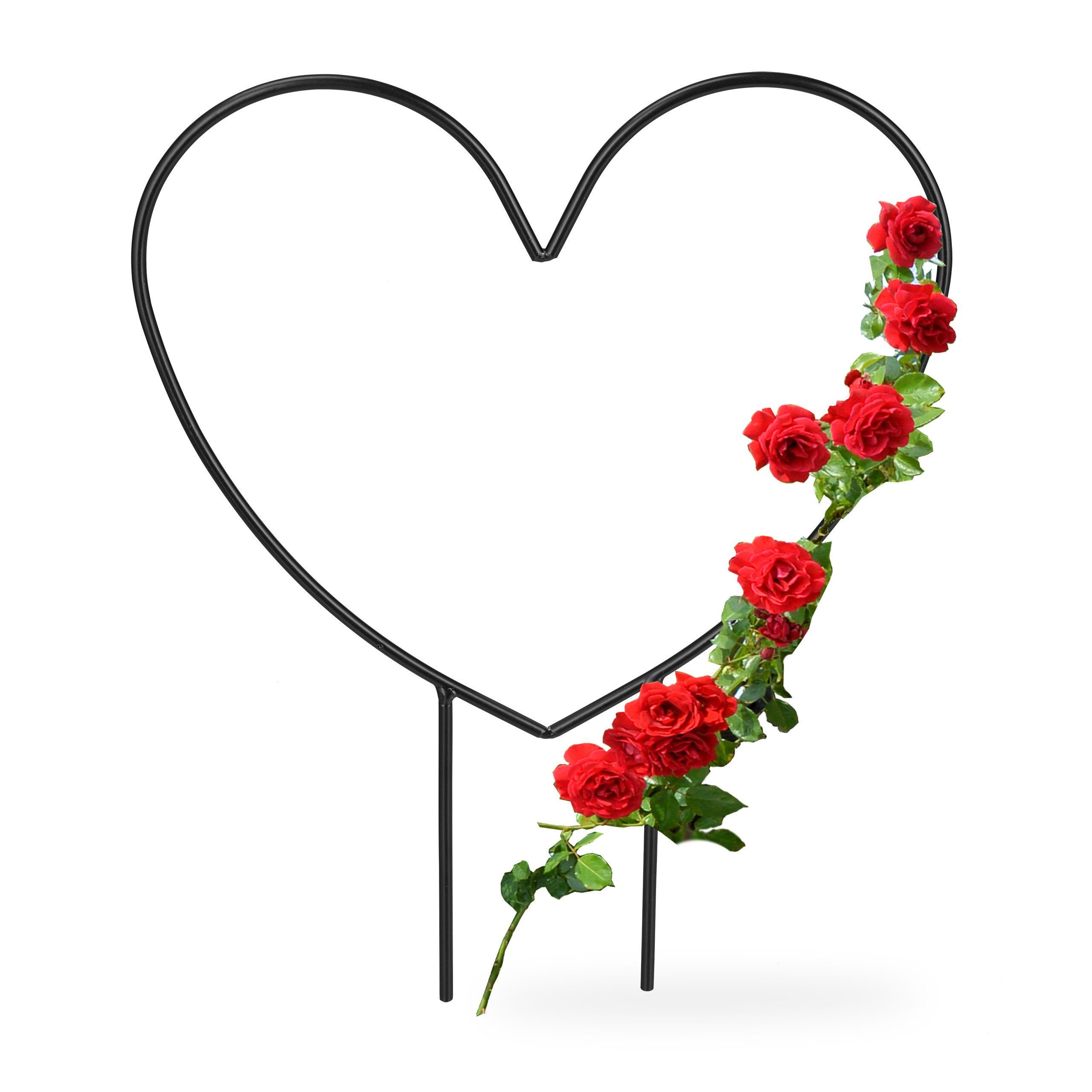 relaxdays Rankhilfe Herz günstig online kaufen