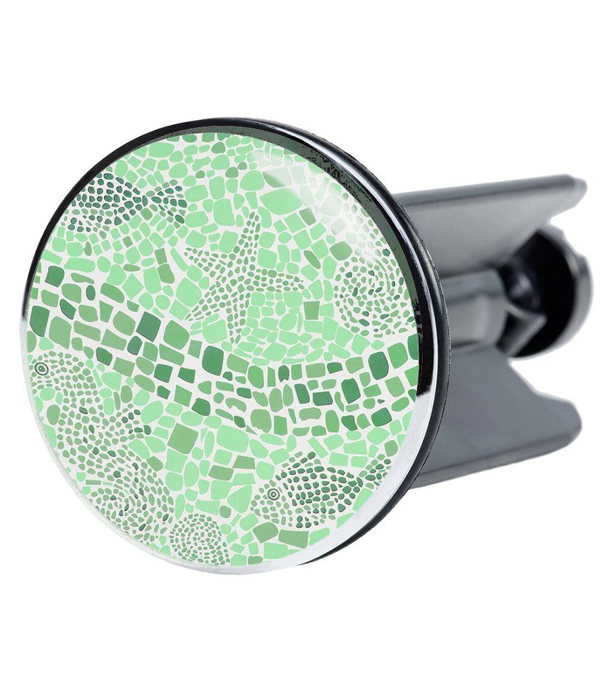 Sanilo Waschbeckenstöpsel Mosaic World Green, Ø günstig online kaufen