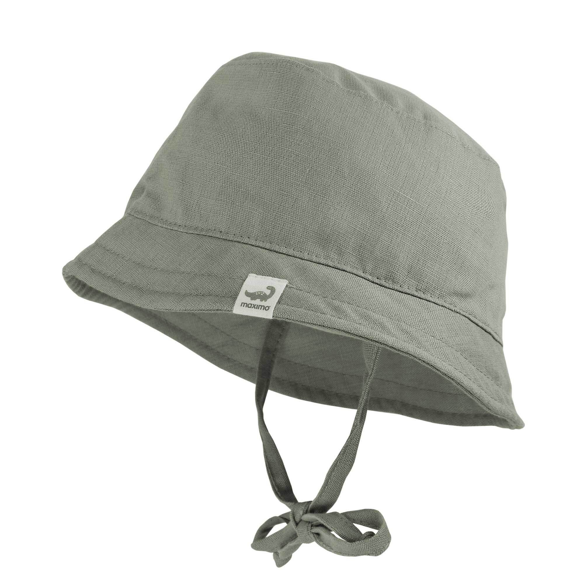 MAXIMO Fischerhut GOTS BABY BOY-Hut, Leinenoptik Band, Futter, UV 50 (1-St)