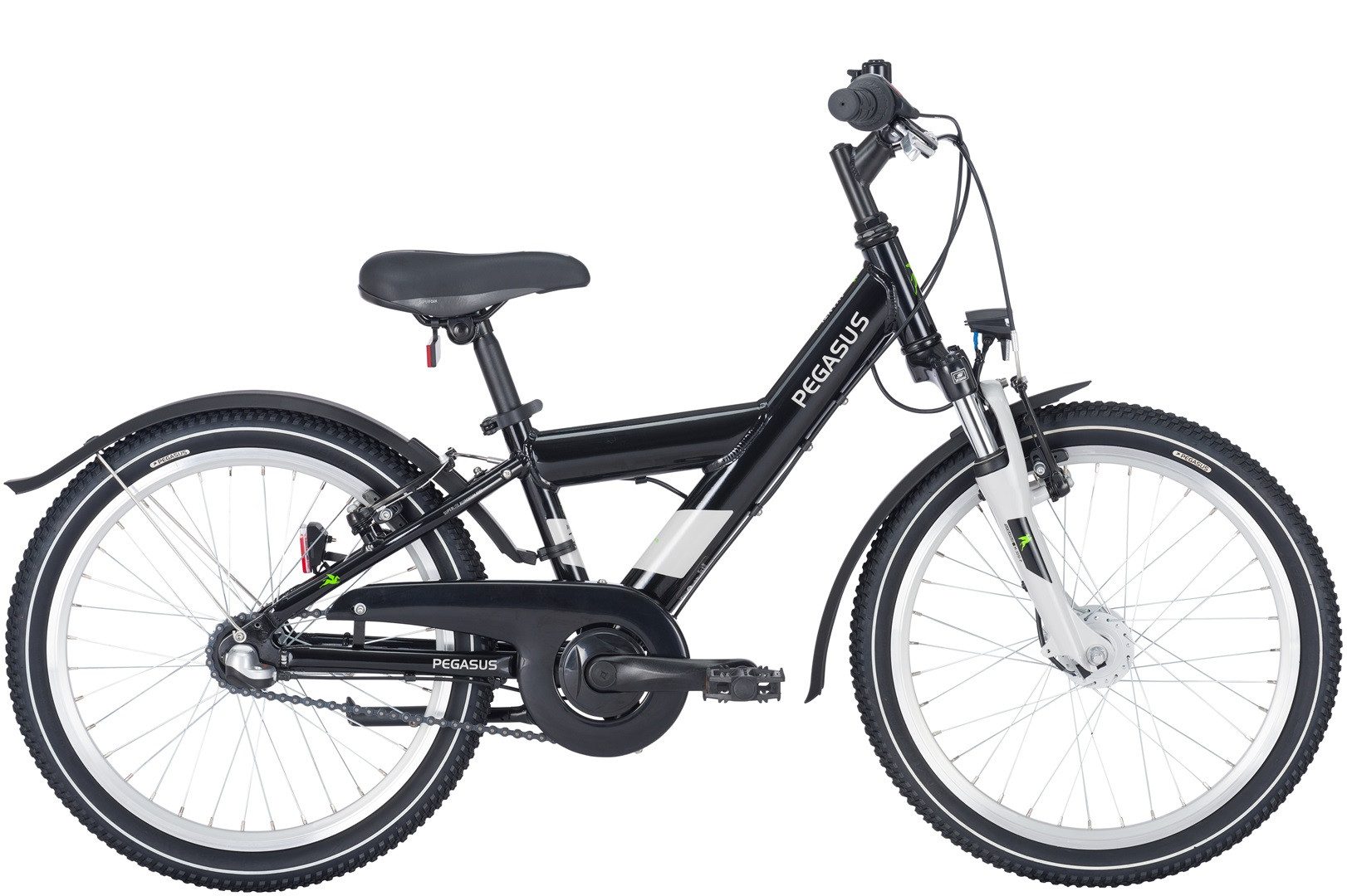 Pegasus Kinderfahrrad Pegasus Avanti-Sport 20'' 3-Gang Jungen schwarz 2024, 3 Gang, Nabenschaltung