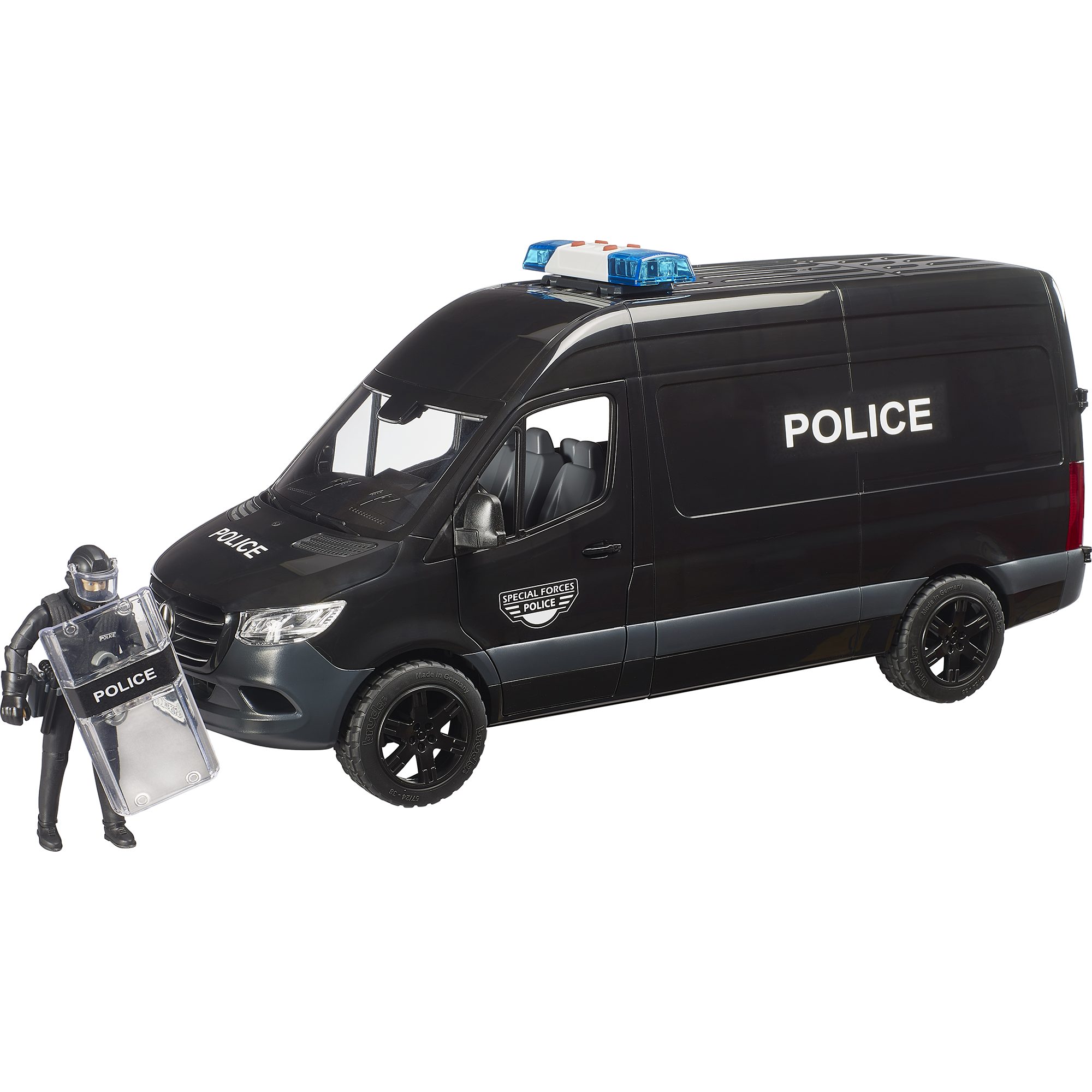 Bruder® Spielzeug-Baumaschine bruder bworld MB Sprinter Police Special Forces, Modellfahrzeug