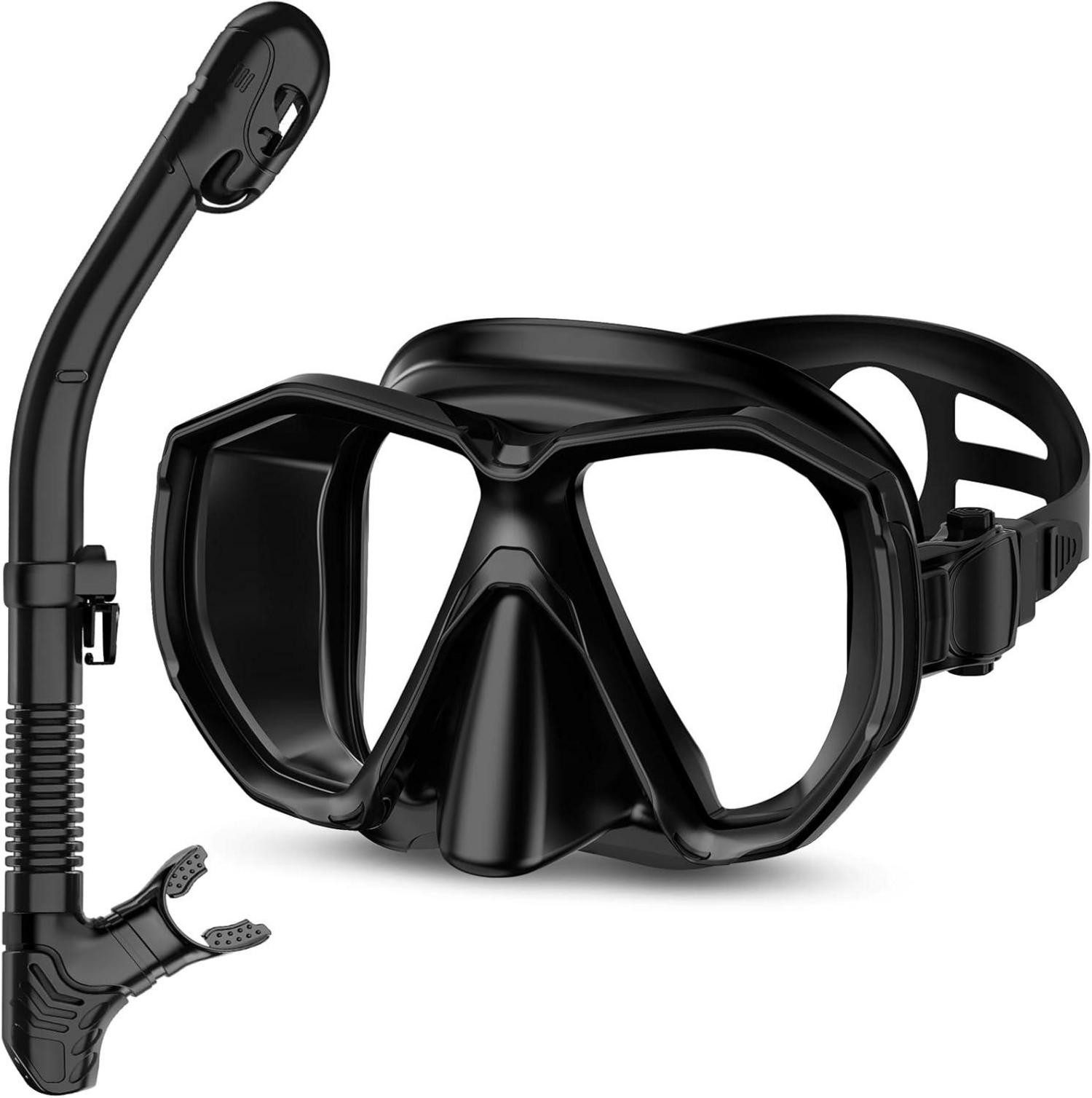 LuxusKollektion Taucherhelm Трубкаset Erwachsene Anti-Leck Anti-Beschlag Glaslinse