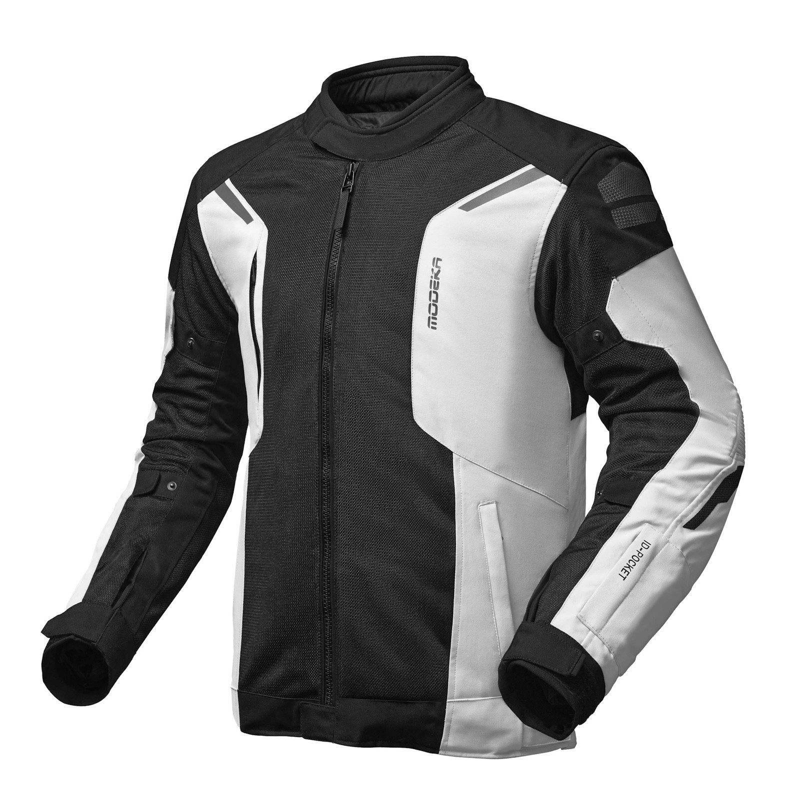 Modeka Motorradjacke Modeka Khao Air II Textiljacke Schwarz / Hellgrau XL motorradjacke herren
