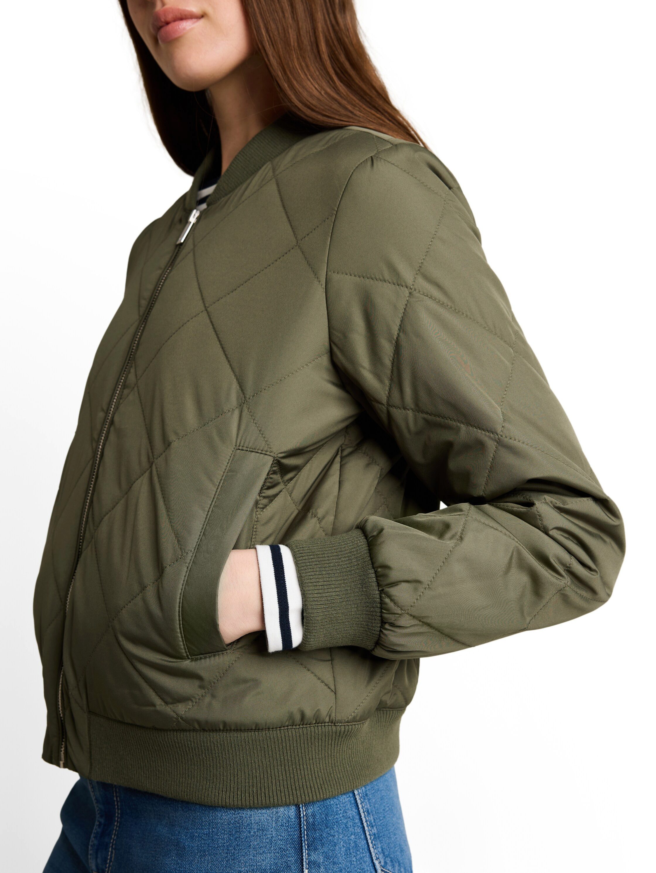 TOM TAILOR Denim Blouson mit Stehkragen und Reißverschluss