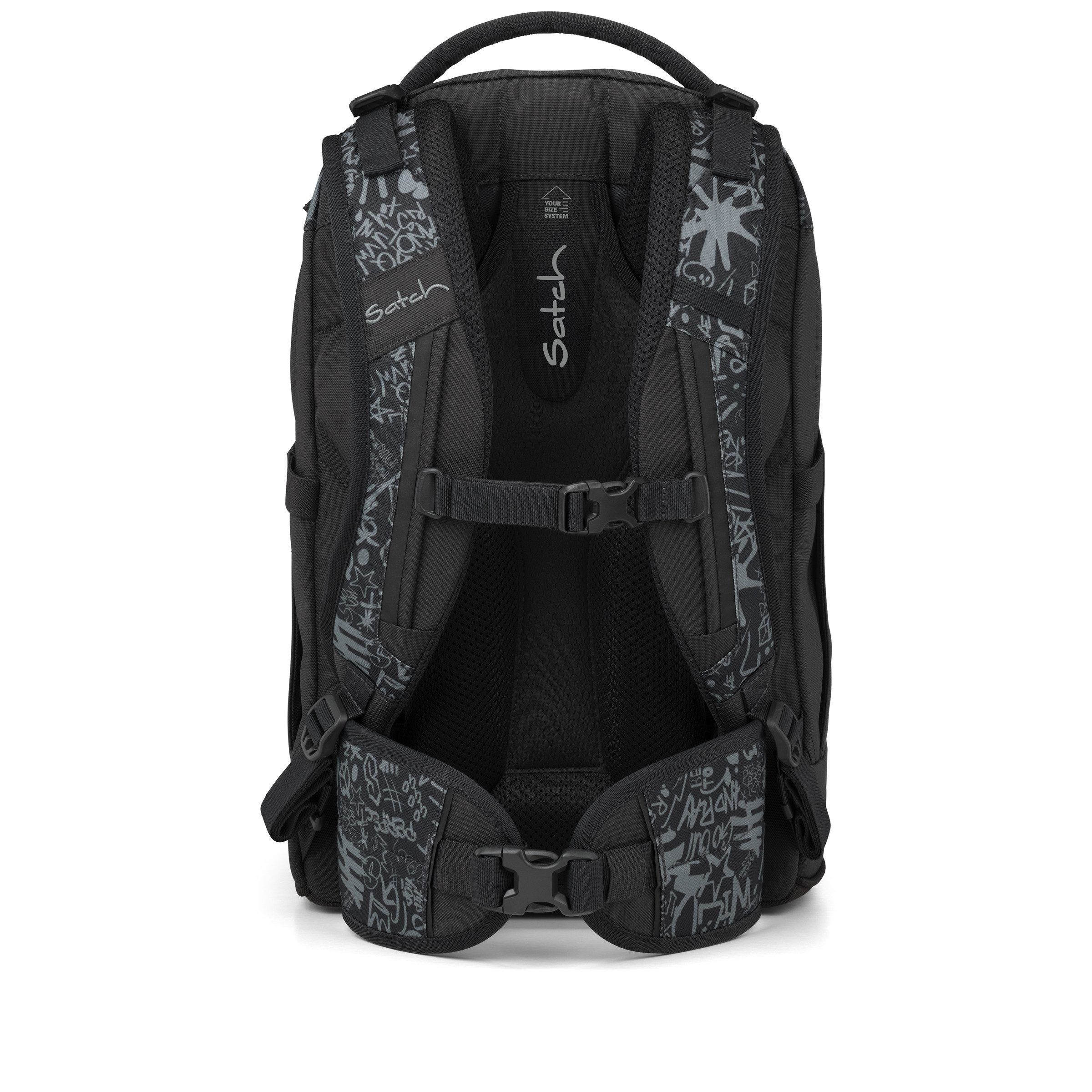 Satch Schulranzen Schulrucksack PACK Street Ink (1 Stück), ergonomisch, Your-Size-System, 5 Fächer – Bild 5 von 5