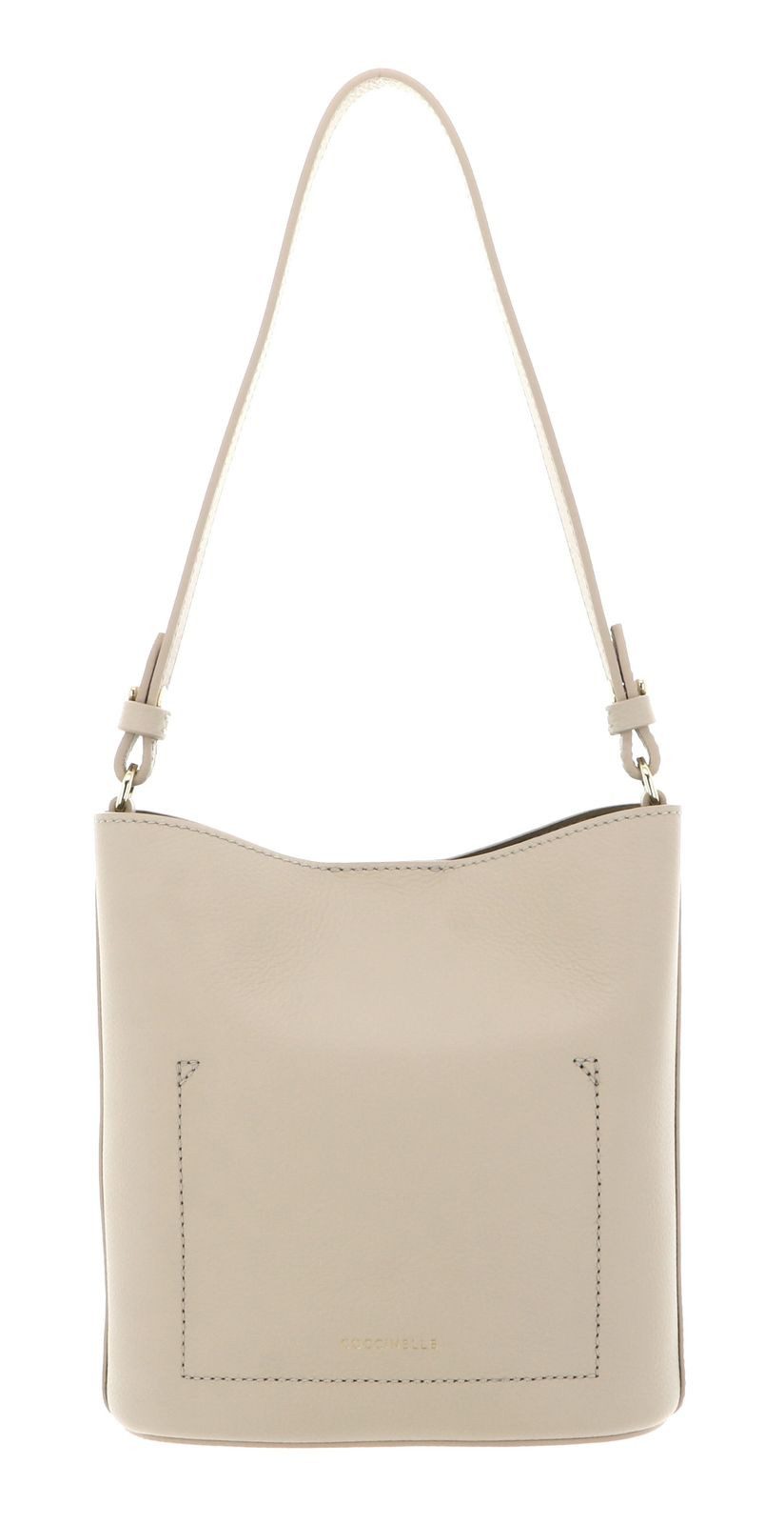 COCCINELLE Umhängetasche Mini Bag Double Grainy Leather, aus echtem Leder