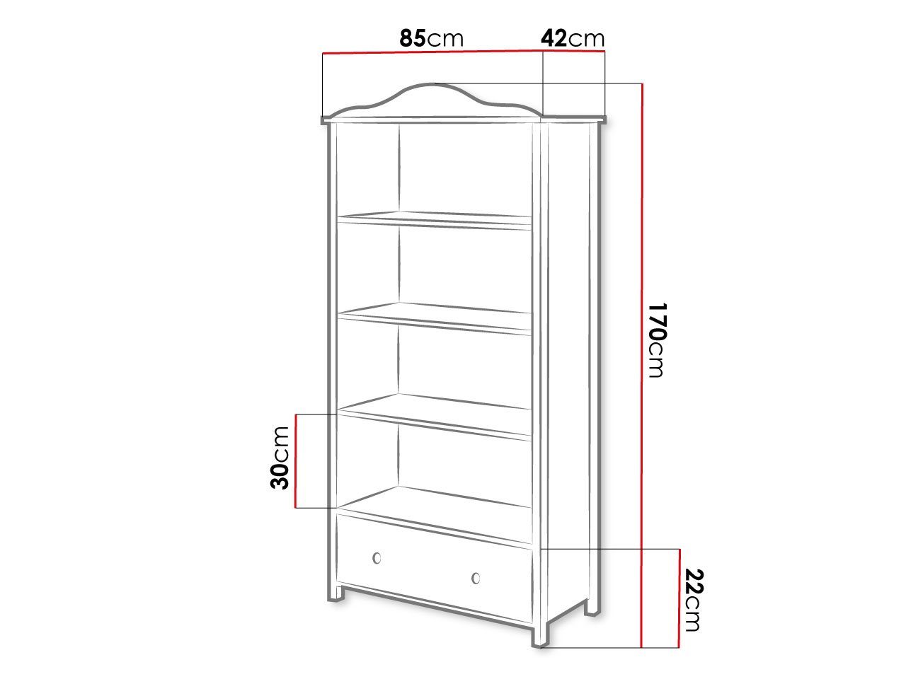 Rollgleitschienen Mirjan24 LN02, 1S Regal Luna