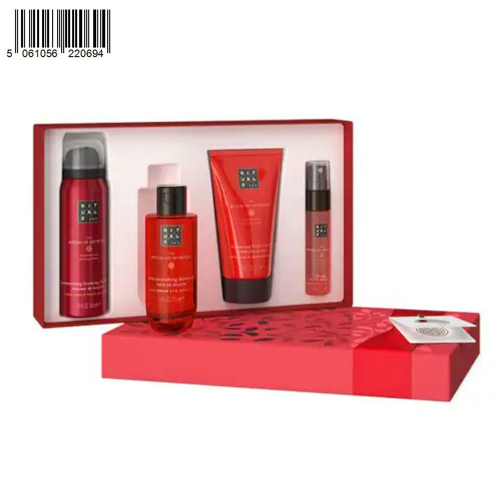 Pflege-Geschenkbox S von Ritual of Ayurveda 4-tlg mit Rosen & Mandelöl für Balance