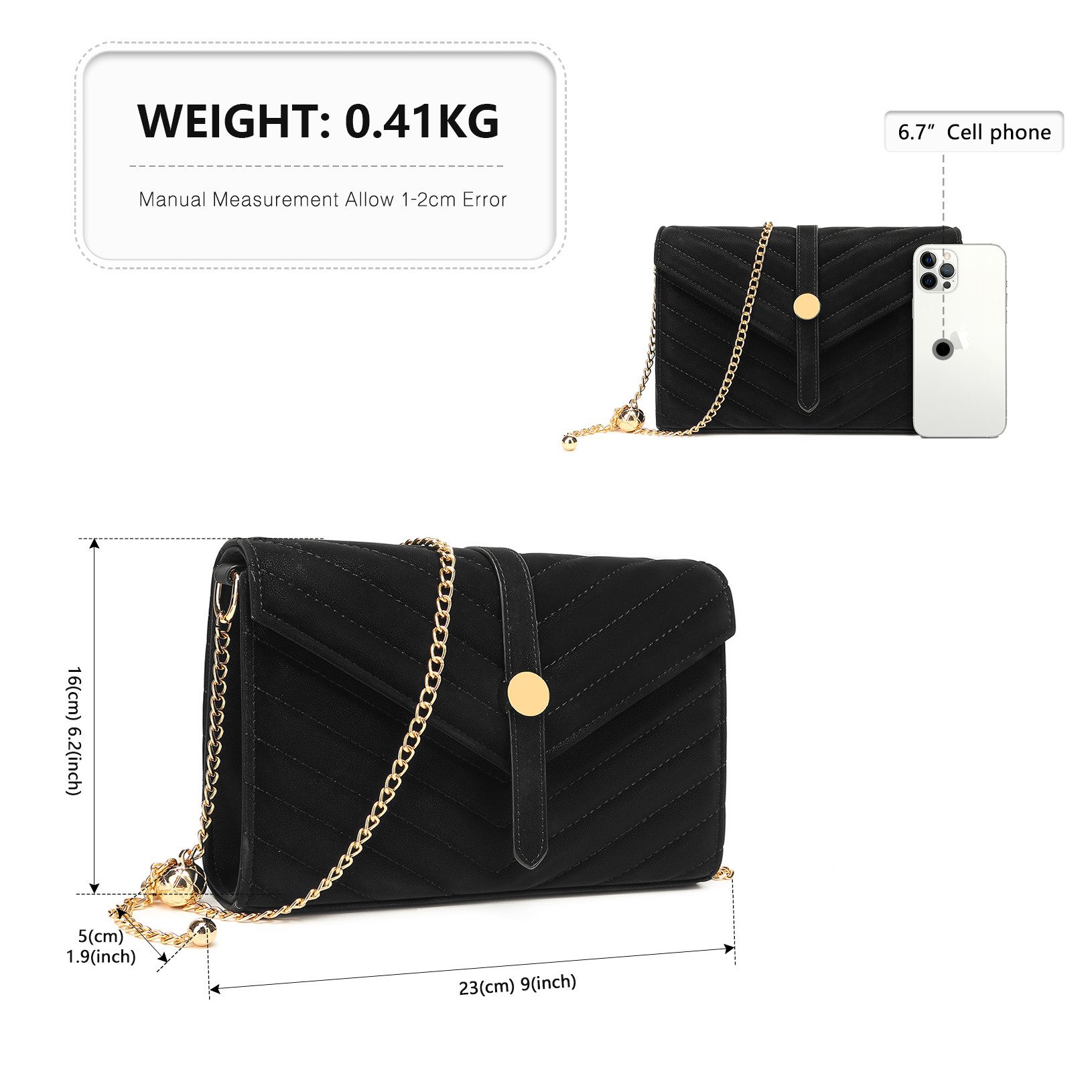 Miss Lulu Clutch Damen-Clutch – Elegante günstig online kaufen