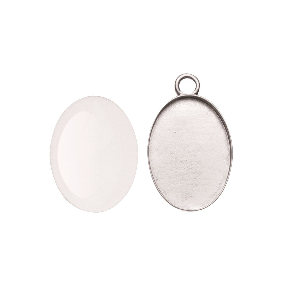 Glorex Anhänger Set Cabochon (2-tlg), Ø 2,1 cm