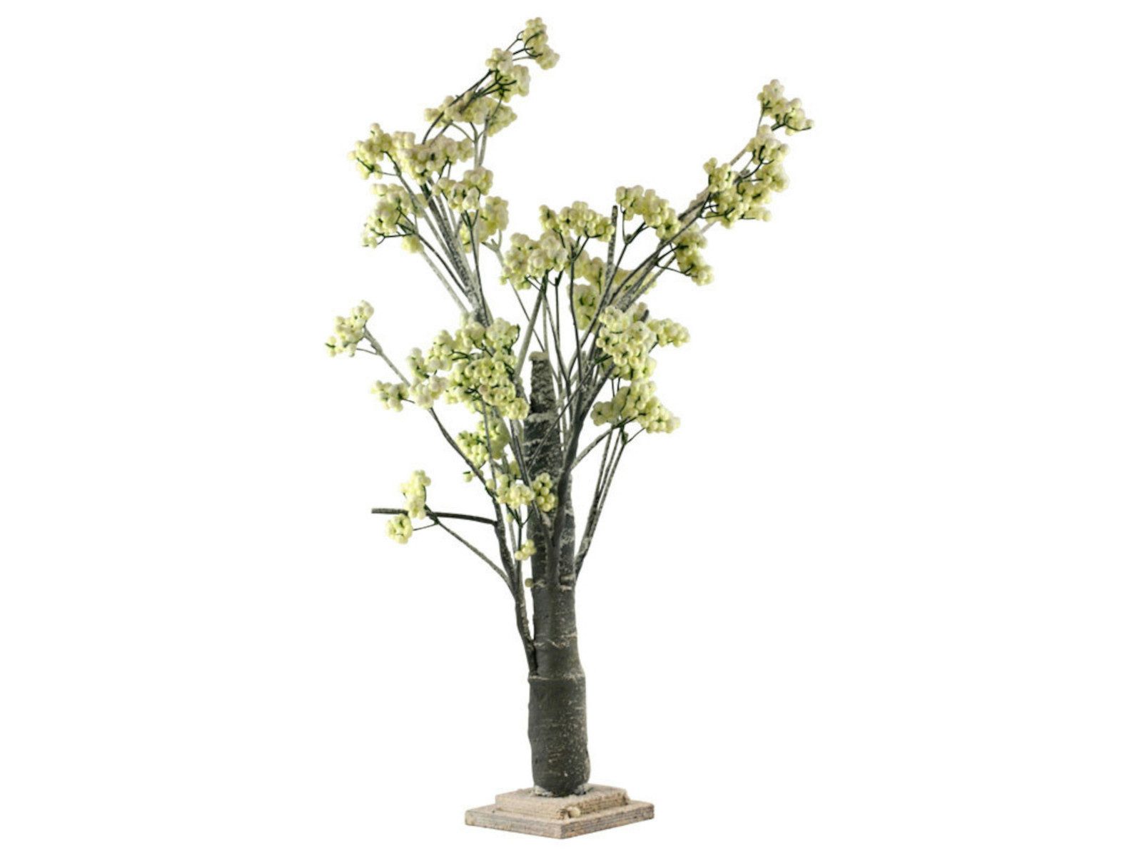 Kunstpflanze Deko-Baum weiß Früchte 180cm, AM Design, Höhe 180 cm