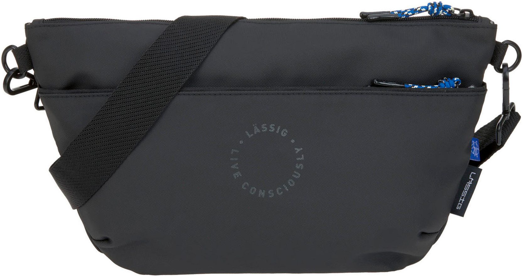 LÄSSIG Kinderwagen-Tasche Green Label, Buggy Bum Bag, black, mit Kinderwagenbefestigung