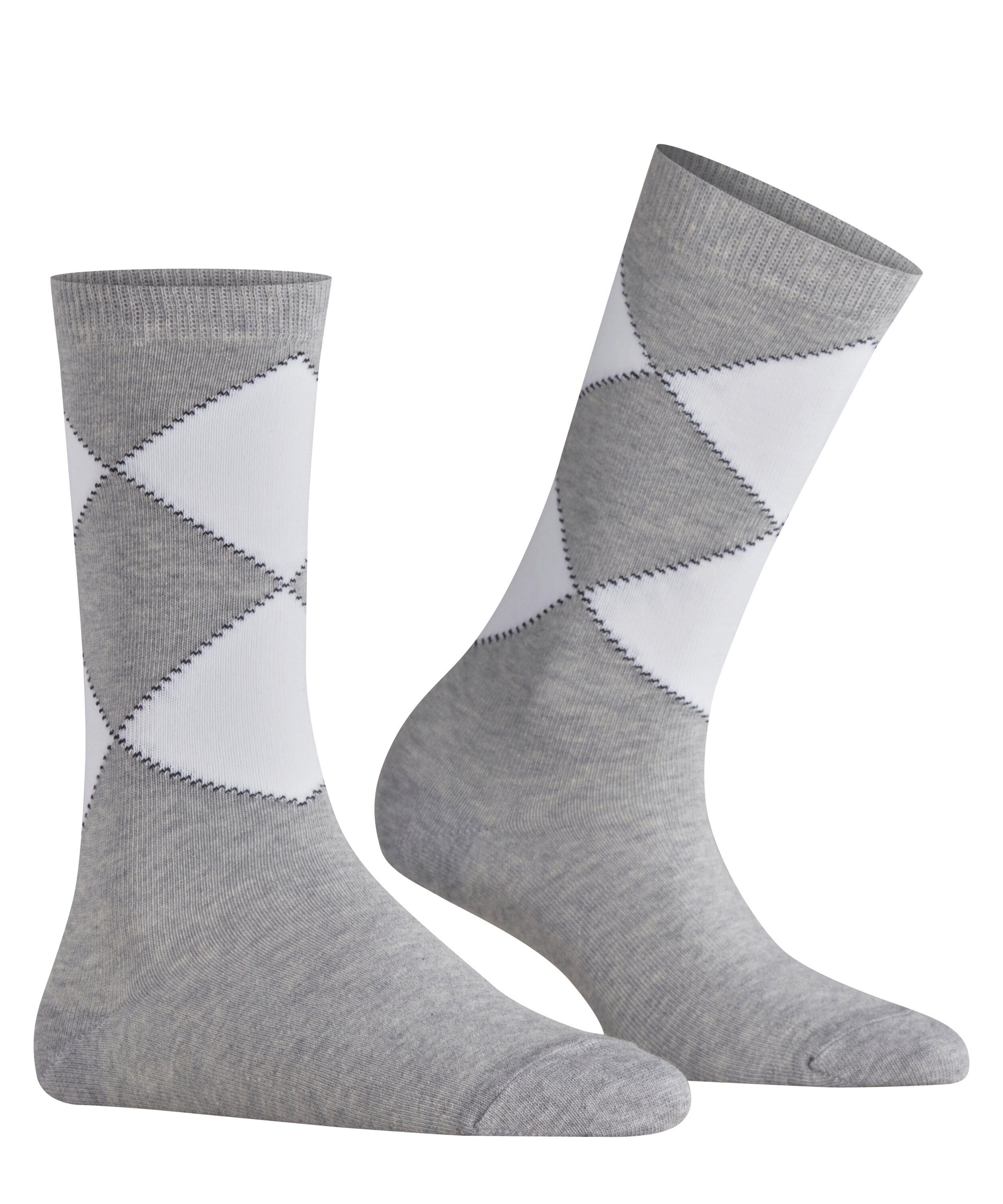 Burlington Socken (1-Paar) Darlington (3400) grey light