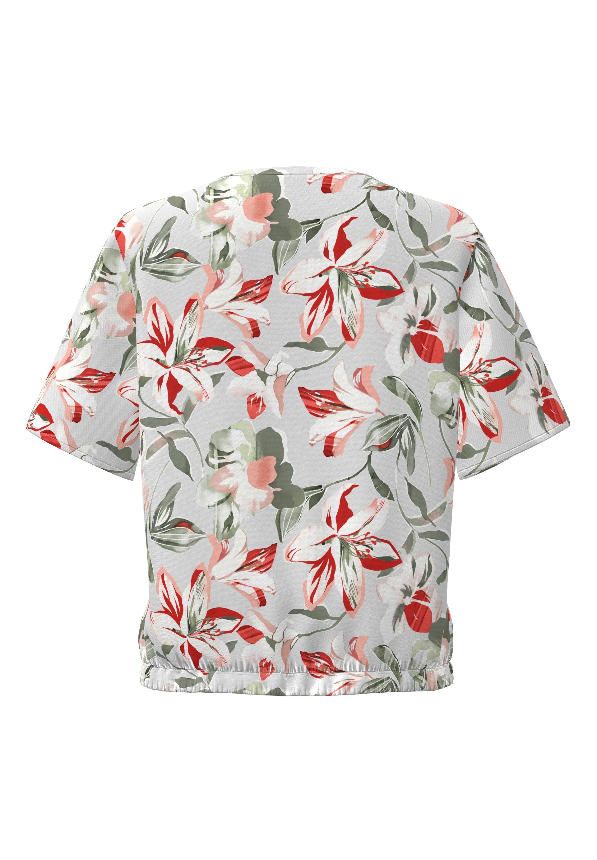 FRANK WALDER Kurzarmshirt mit schmeichelnder Silhouette