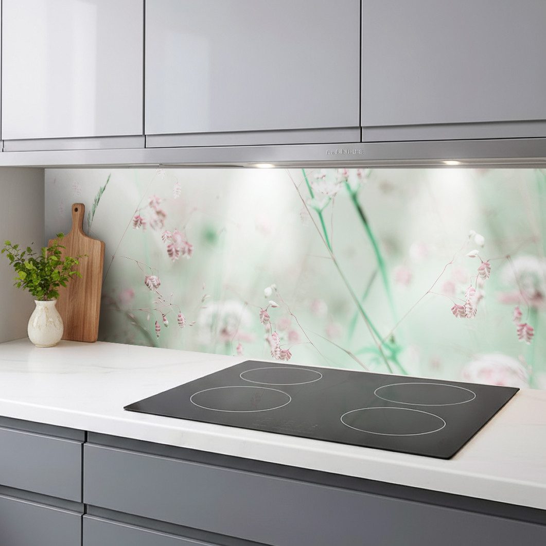 Küchenrückwand Blütentraum