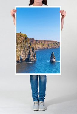 Sinus Art Poster Landschaftsfotografie 60x90cm Poster Atemberaubende Cliffs of Moher