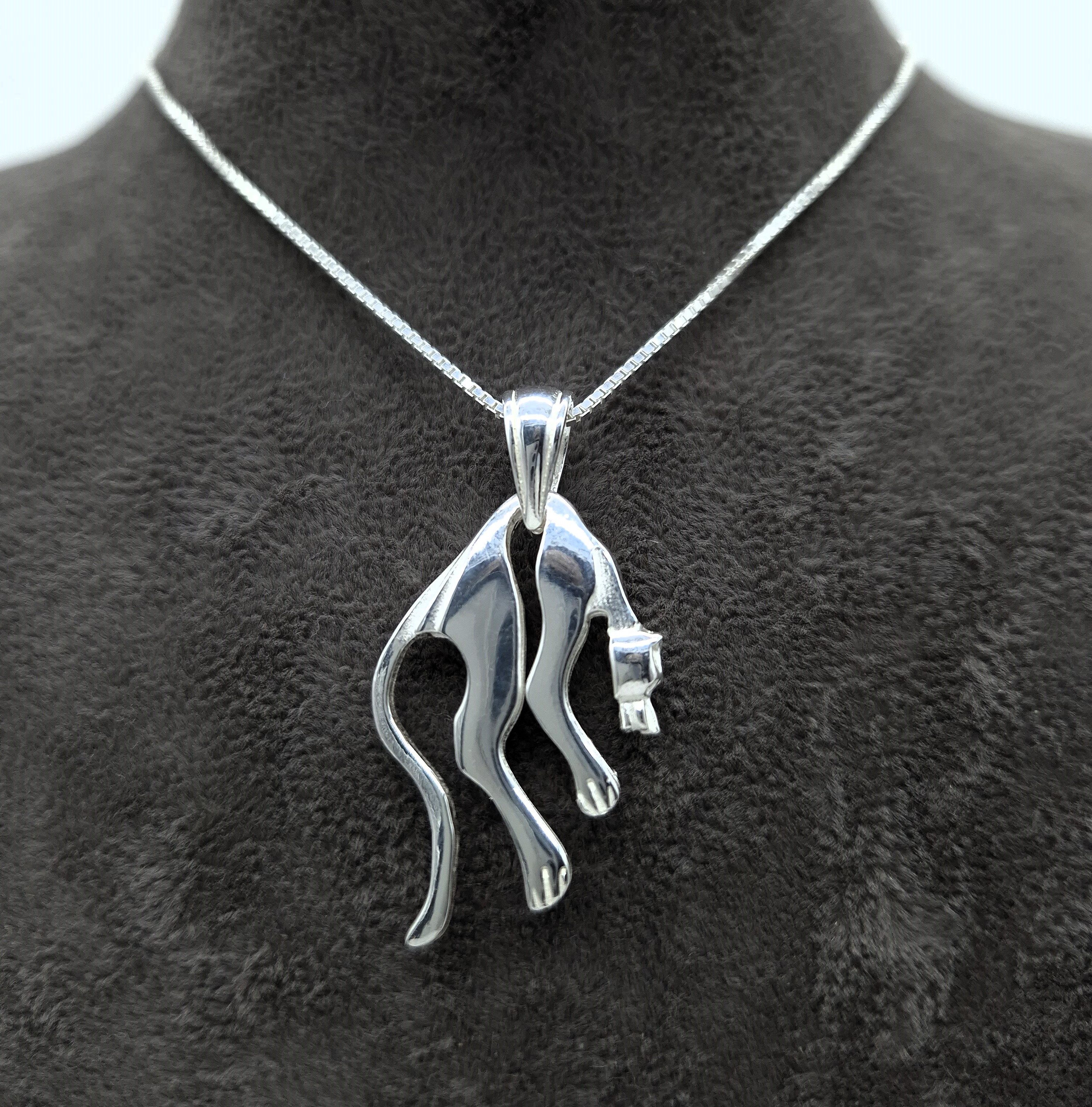 NAHLE Kette mit Anhänger Silber Panther günstig online kaufen