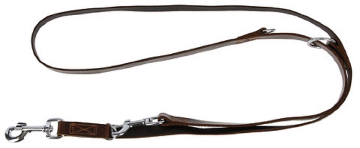 Leine Kerbl VEGAS Führleine braun Breite 18 mm Länge 200 cm genäht 83957