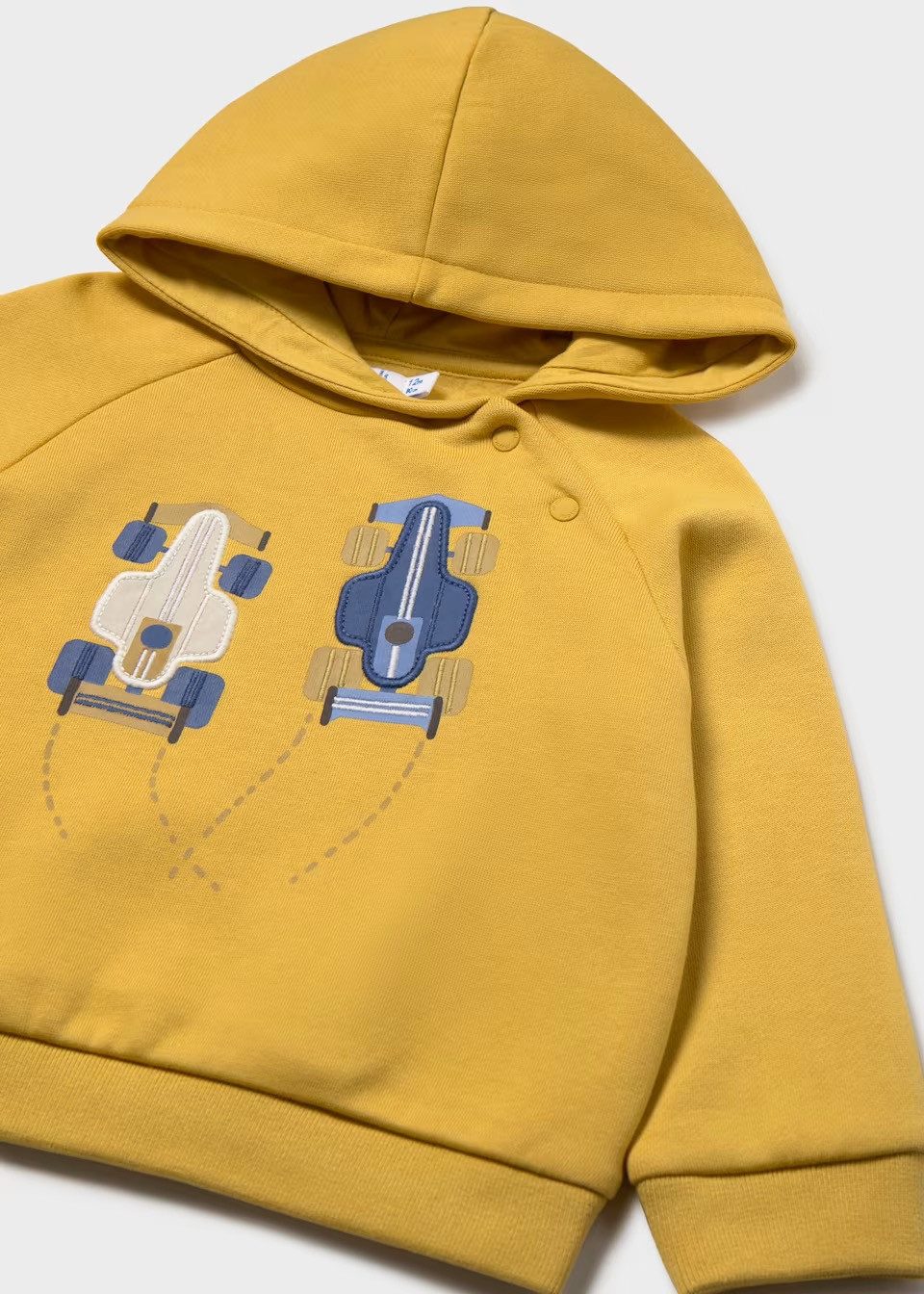 Mayoral Kapuzensweatshirt Kapuzen-Hoodie mit Rennwagen-Motiv (241710)