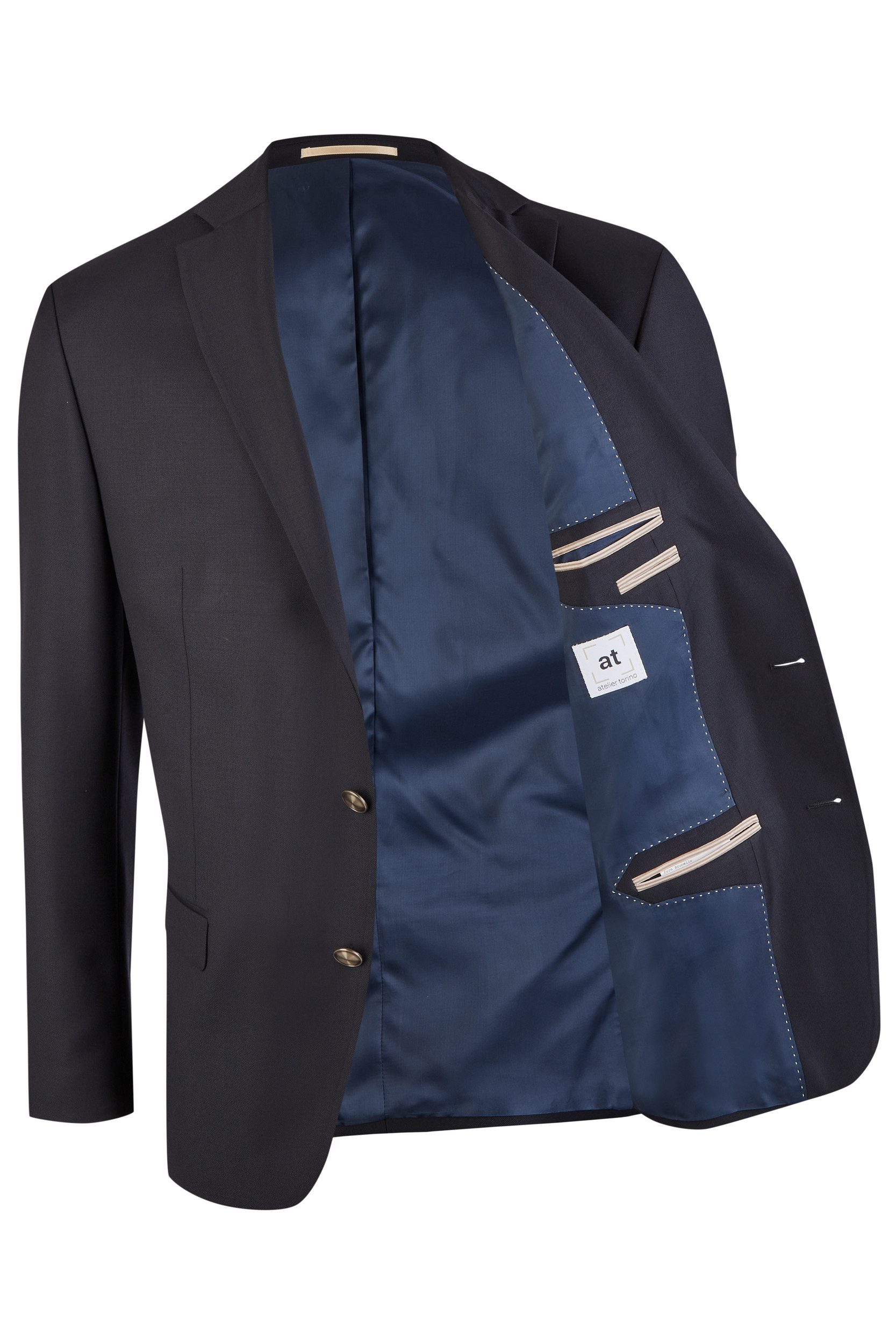 Atelier Torino Sakko Atelier-Torino MIX&MATCH Herren Anzug-Sakko Modern-Fit Marine
