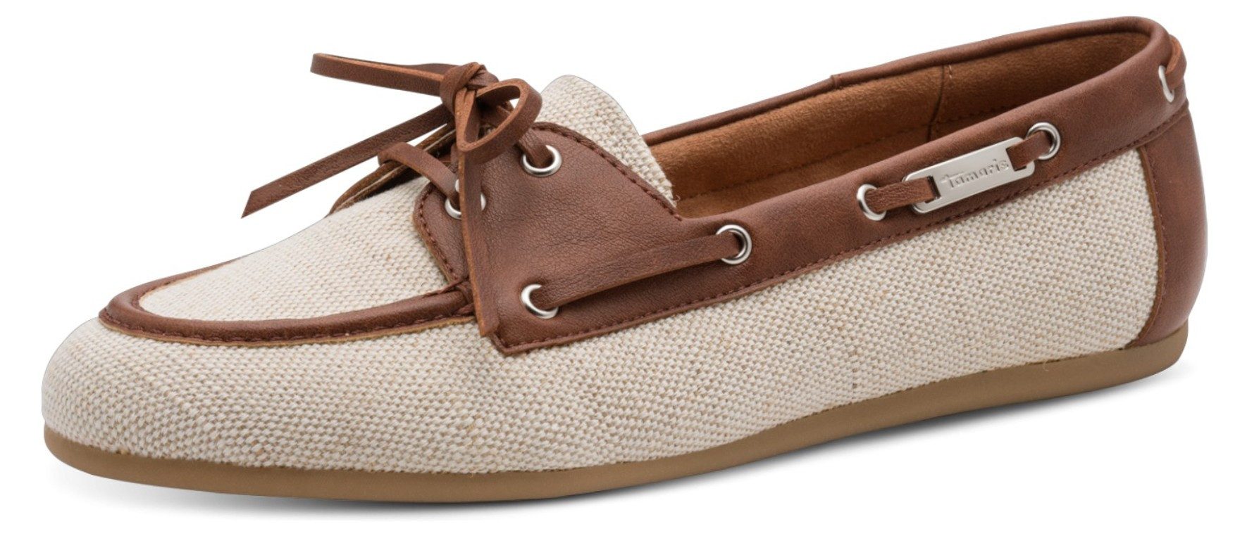 Tamaris 1-23611-46 486 Beige Structure Mokassin