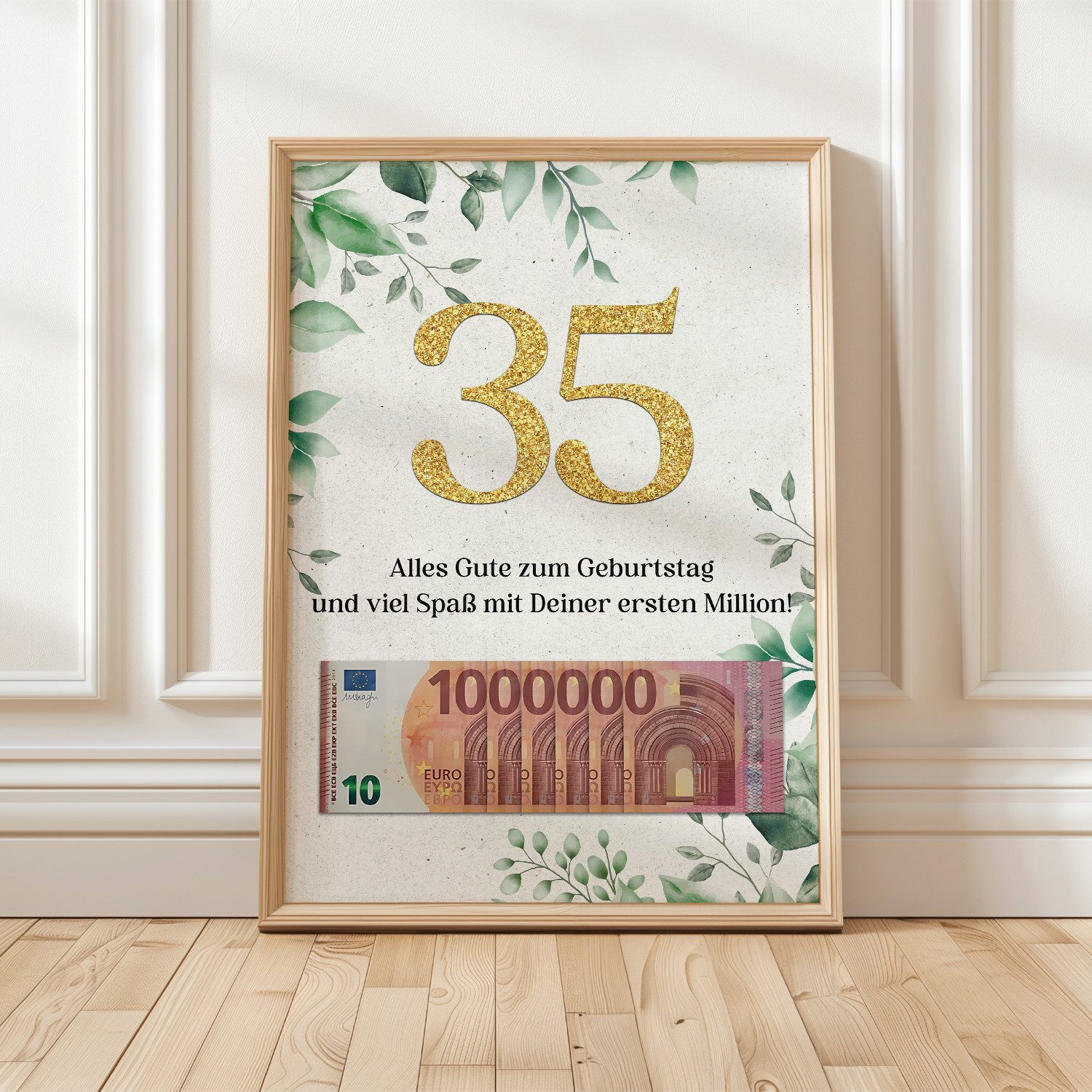 Tigerlino Poster Geburtstag Geldgeschenk Männer Frauen günstig online kaufen
