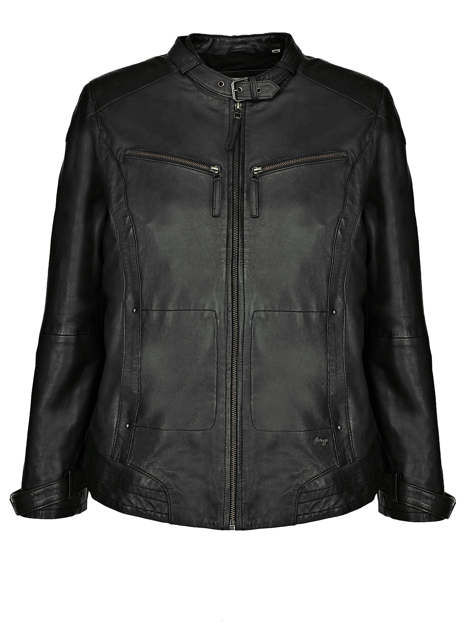 42021313 black Maze Lederjacke