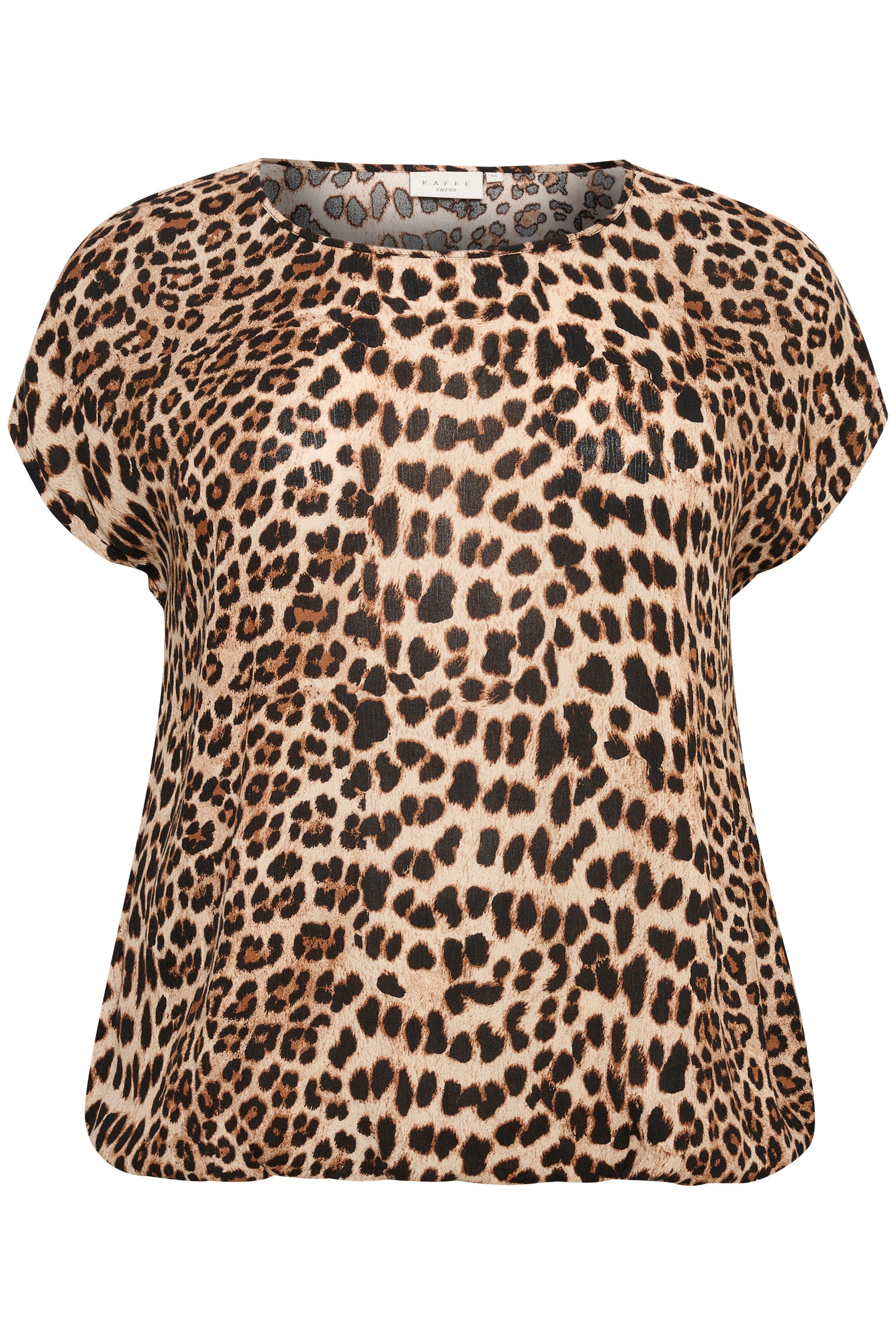 KAFFE Curve Kurzarmbluse Kurzarm-Bluse KCami Große günstig online kaufen