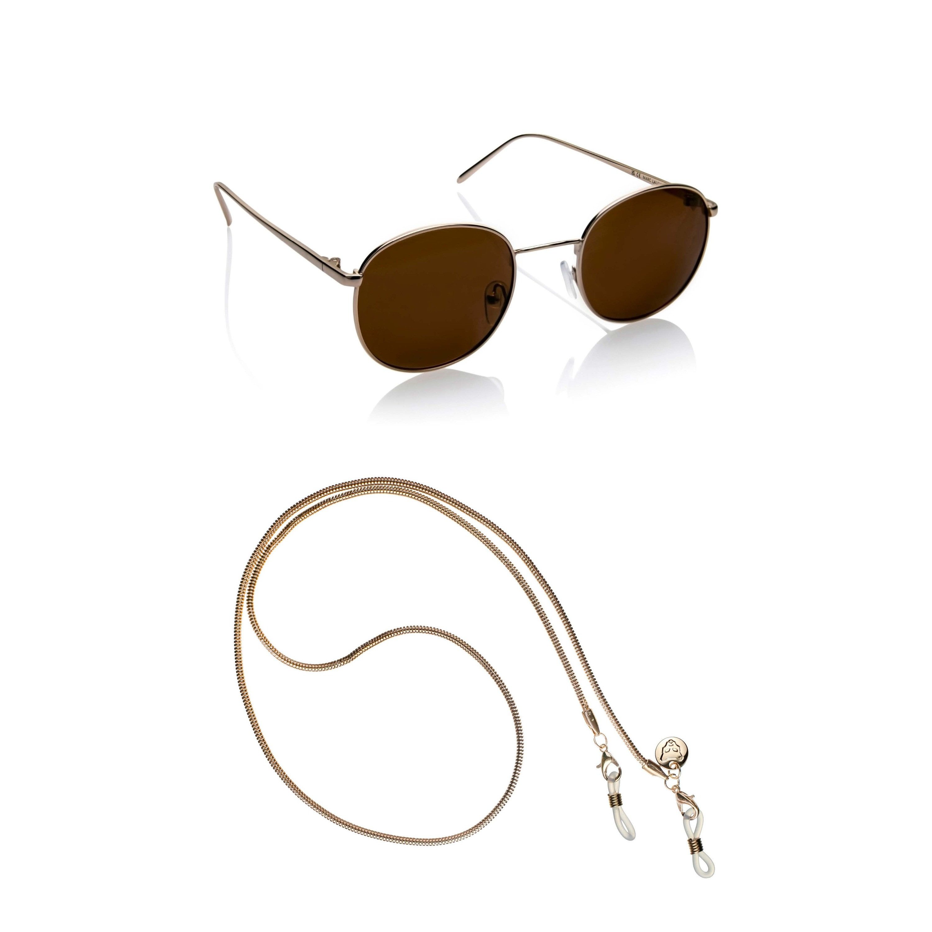 MARC LAUDER Sonnenbrille LA10-03 3: dunkles Glas, starke Sonneneinstrahlung