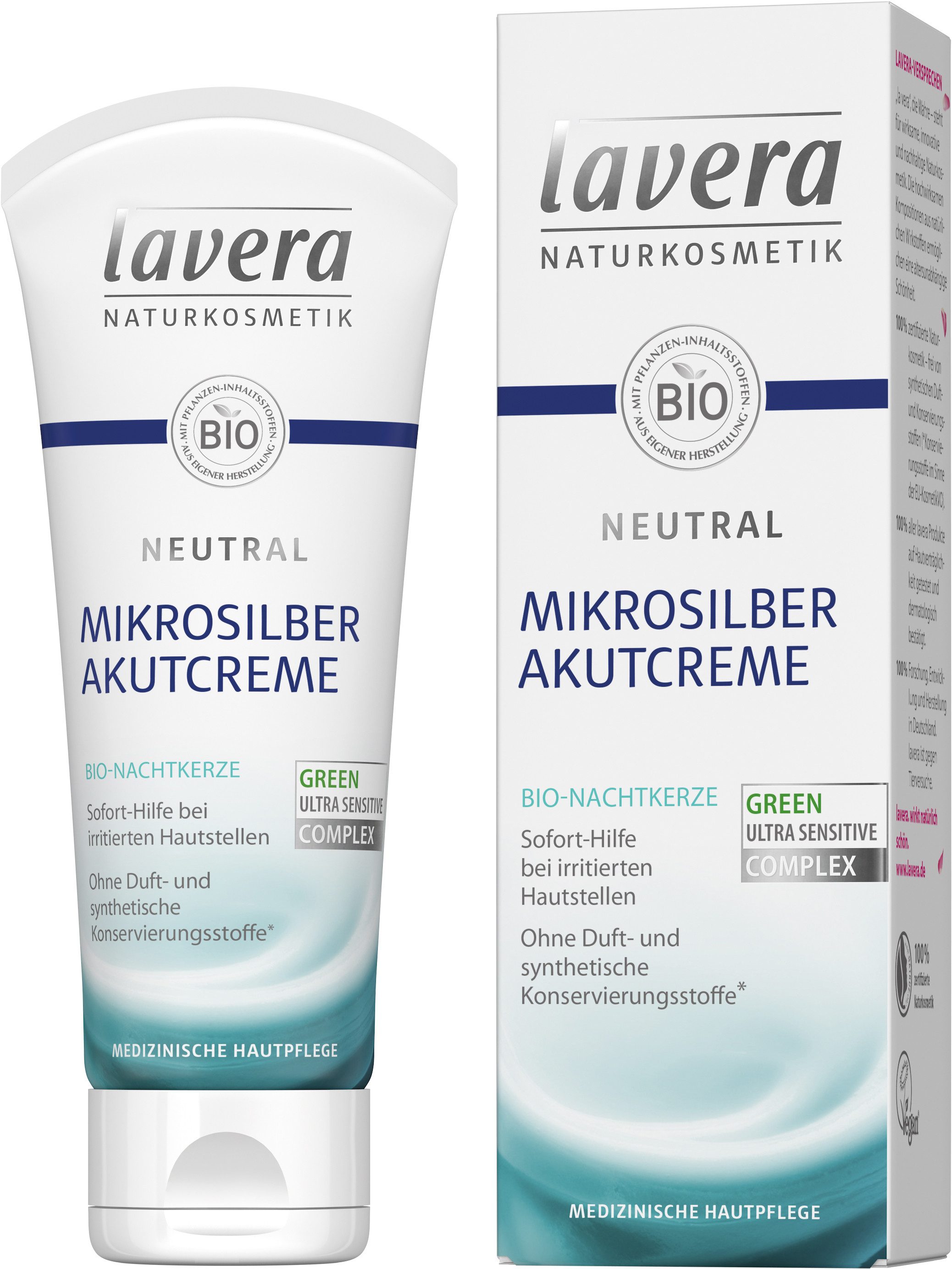 lavera Körpercreme Neutral Mikrosilber Akutcreme