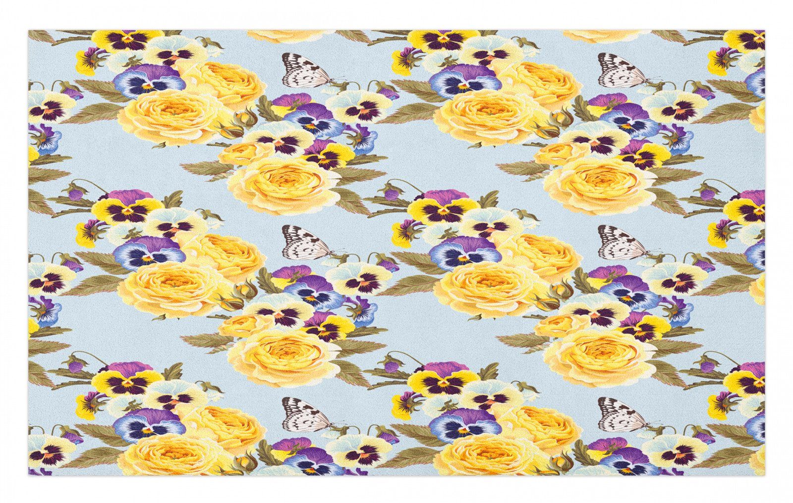 Outdoorteppich »Dekorative Polyester Bodenmatte mit rutschfesten Träger