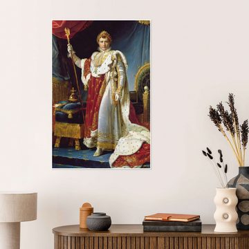 Posterlounge Poster François Pascal Simon Gerard, Napoleon I. in seinen Krönungskleidern, Malerei