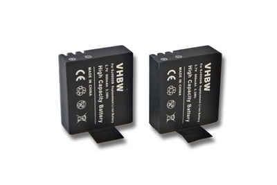 vhbw kompatibel mit Vemont 1080p 12MP, Action Camera Kamera-Akku Li-Ion 900 mAh (3,7 V)