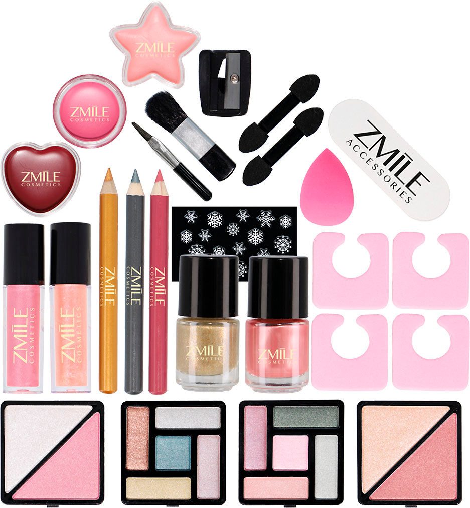 ZMILE COSMETICS Kosmetik-Adventskalender ZMILE COSMETICS Adventskalender Square Jingle and Glow vegane Kosmetik (Packung, 24-tlg), vegane Kosmetik
