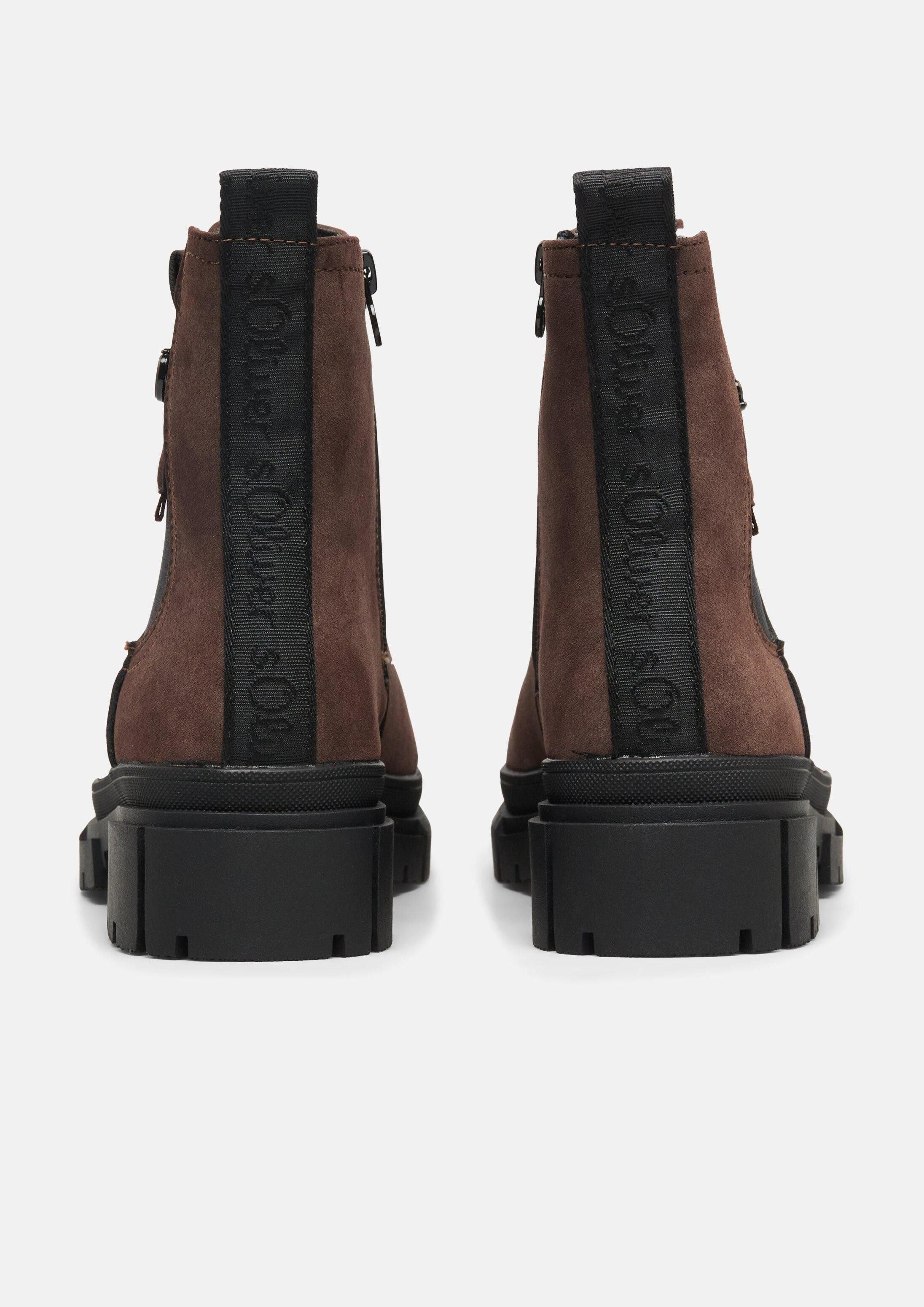 s.Oliver Chelsea boots Stiefel Chelsea Boots in Leder-Optik – Bild 2 von 3