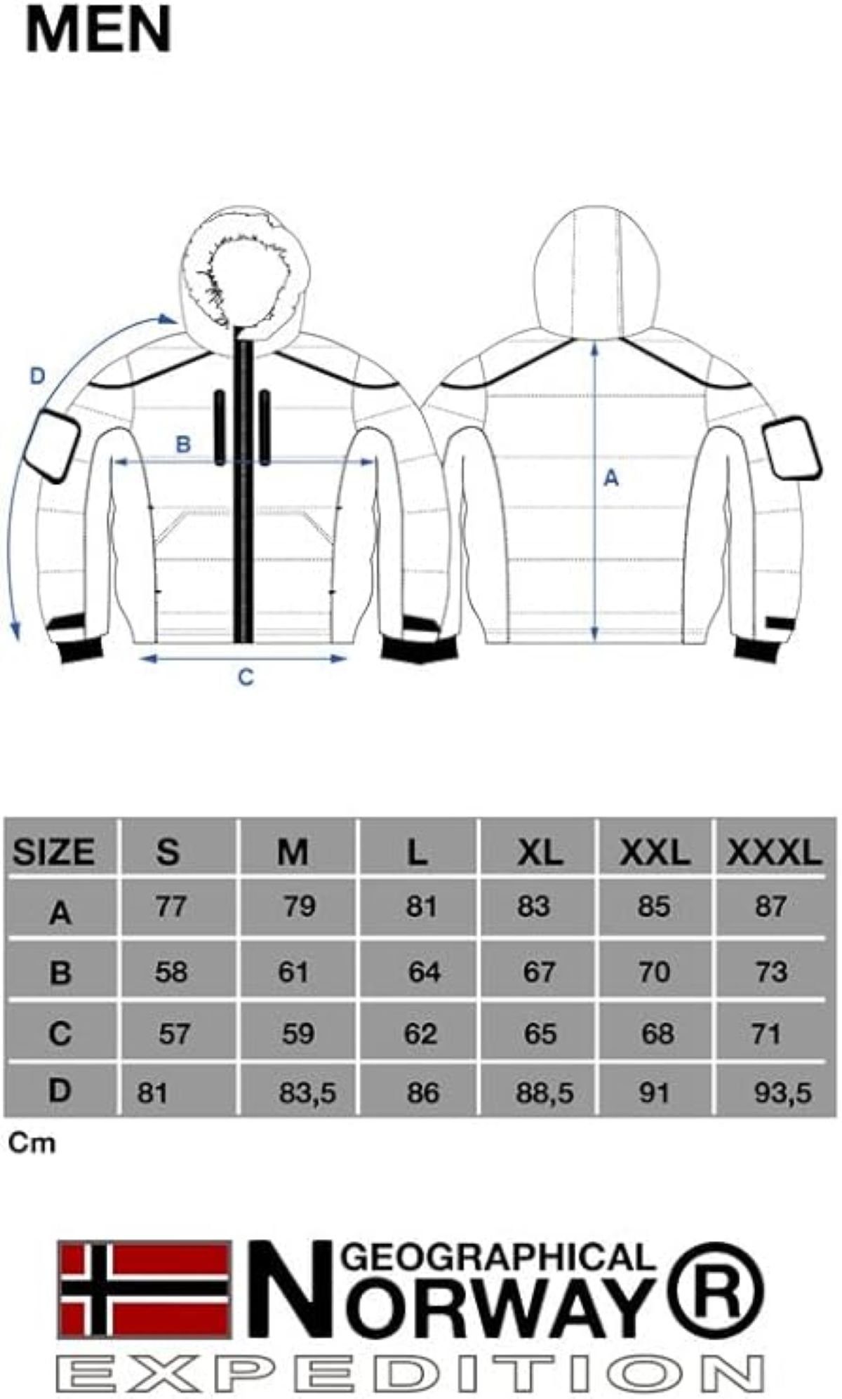 Geographical Norway Winterjacke Herren Outdoor Jacke Warm Winter Parka Wintermantel