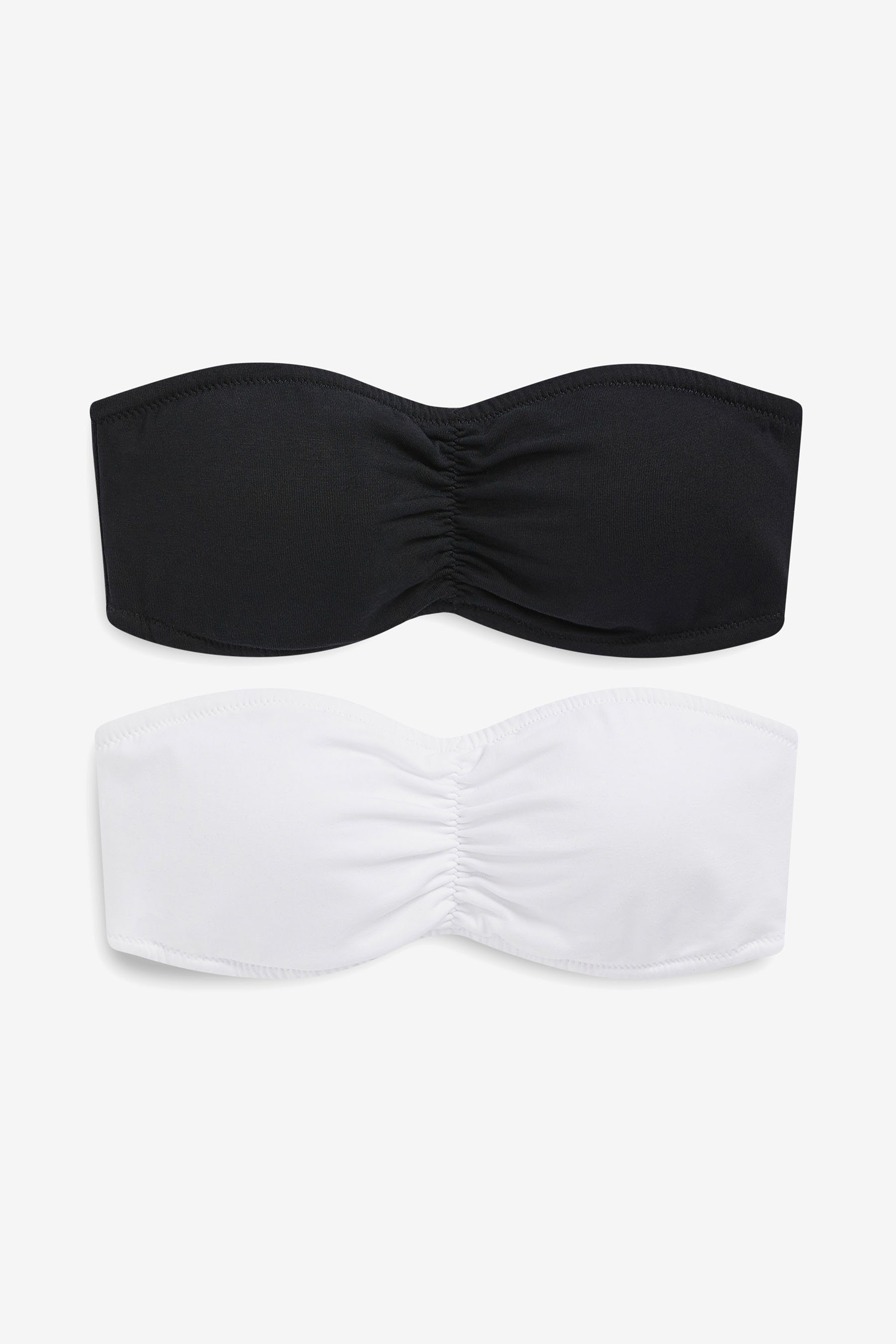 Next Bandeau-Bikini-Top Bandeau-BHs mit hohem Baumwollanteil, 2er-Pack (2-S günstig online kaufen