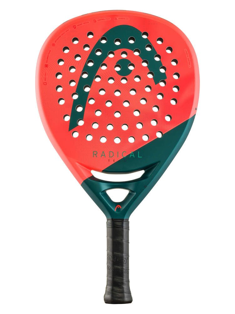 Padelschläger Radical Team 360g/Tropfen 2026 tealgrün/orange